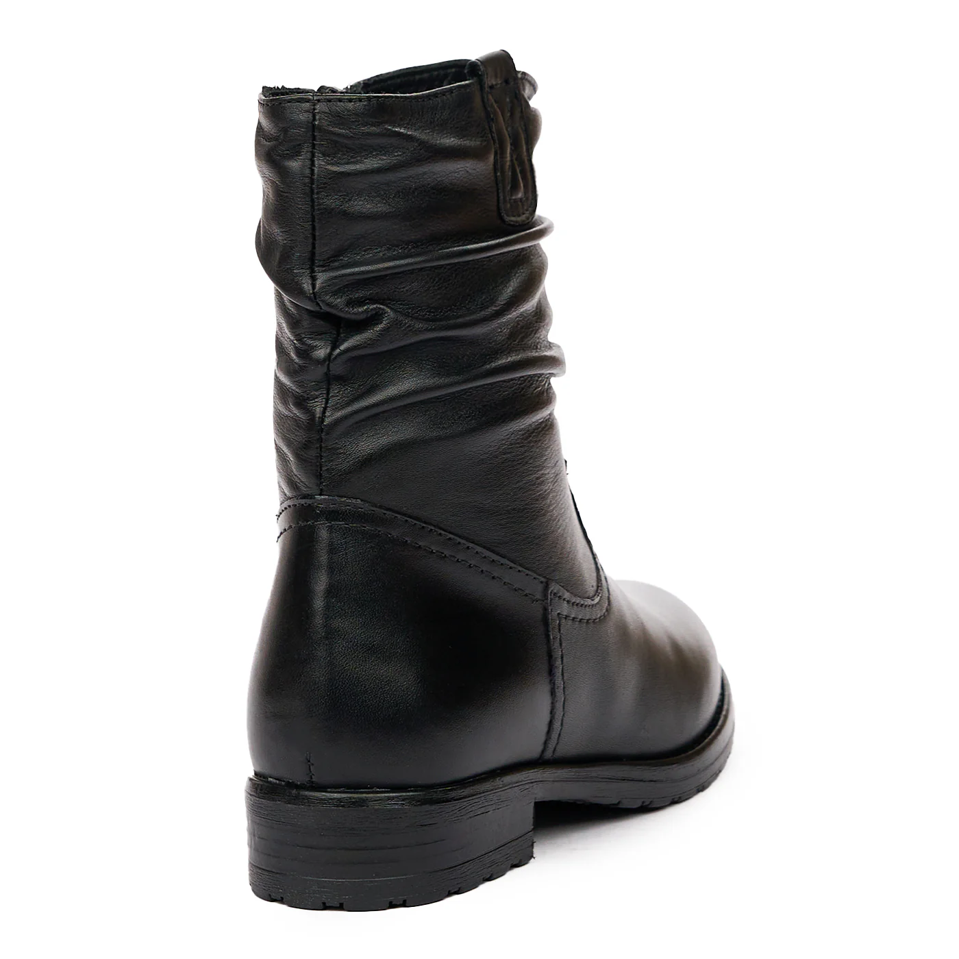 Cizme Scurte Piele Naturala Dama Negre 8267 - Image 2