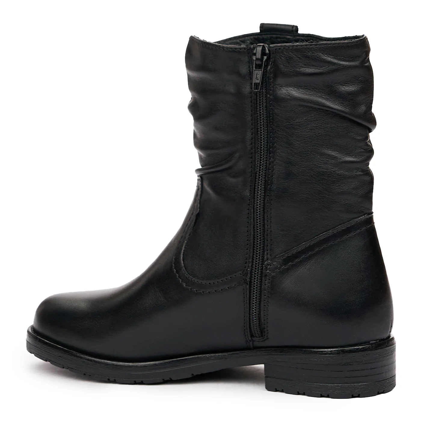 Cizme Scurte Piele Naturala Dama Negre 8267 - Image 3