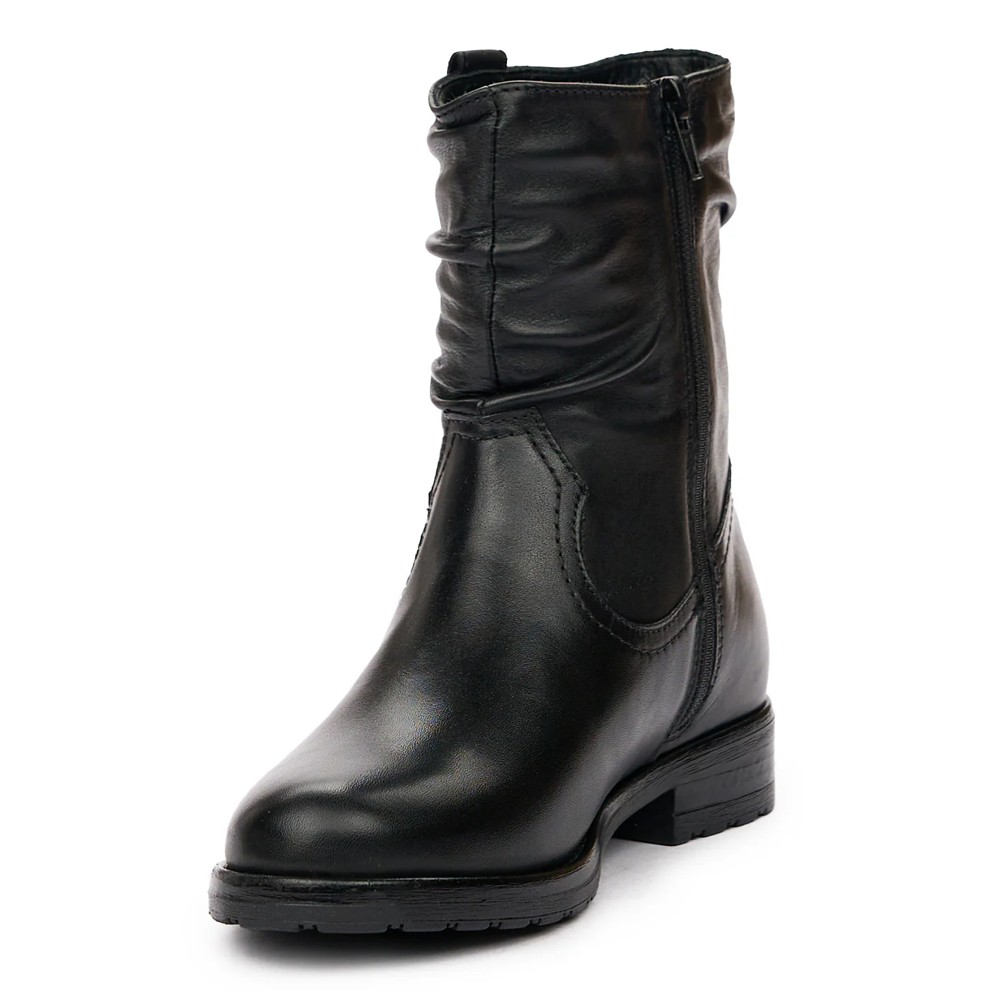 Cizme Scurte Piele Naturala Dama Negre 8267 - Image 4