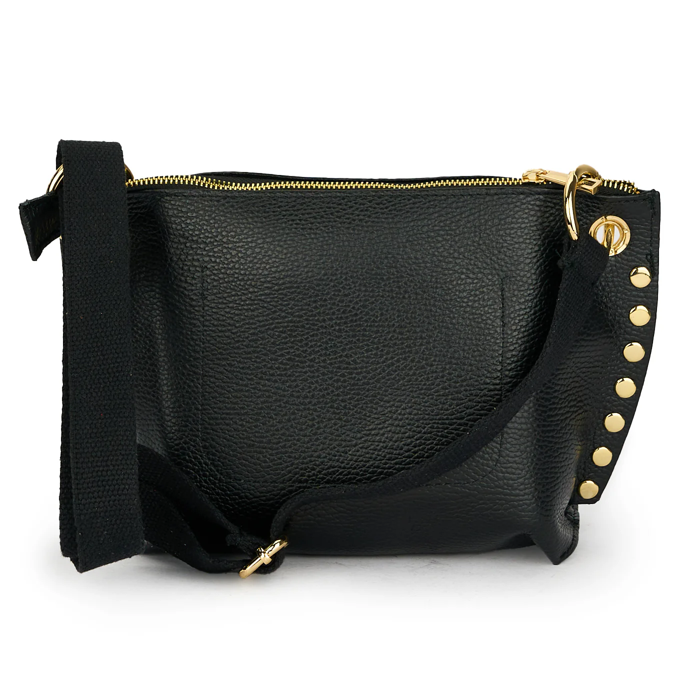 Geanta dama din piele naturala neagra 21071 - Image 3