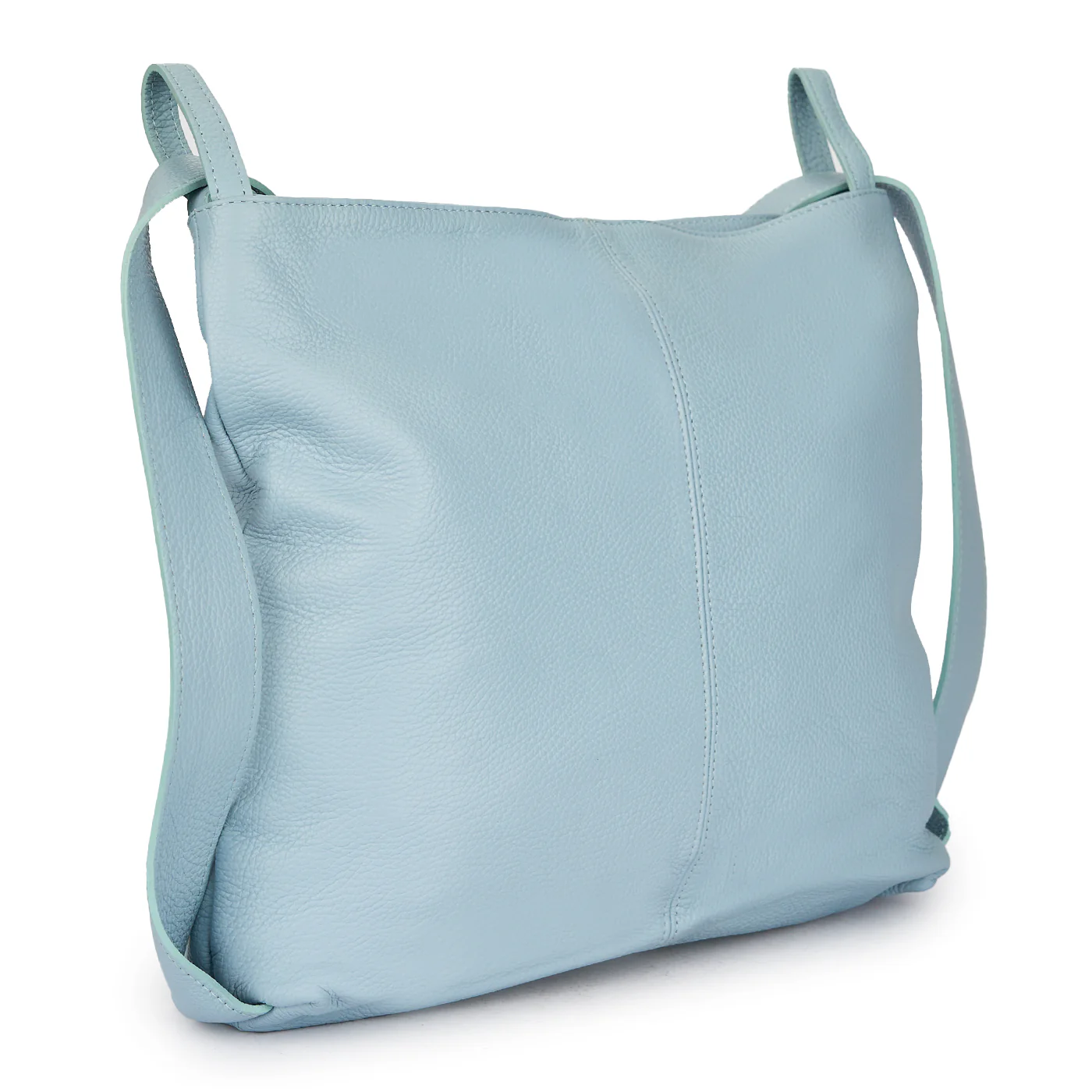 Geanta dama din piele naturala bleu 21143 - Image 2