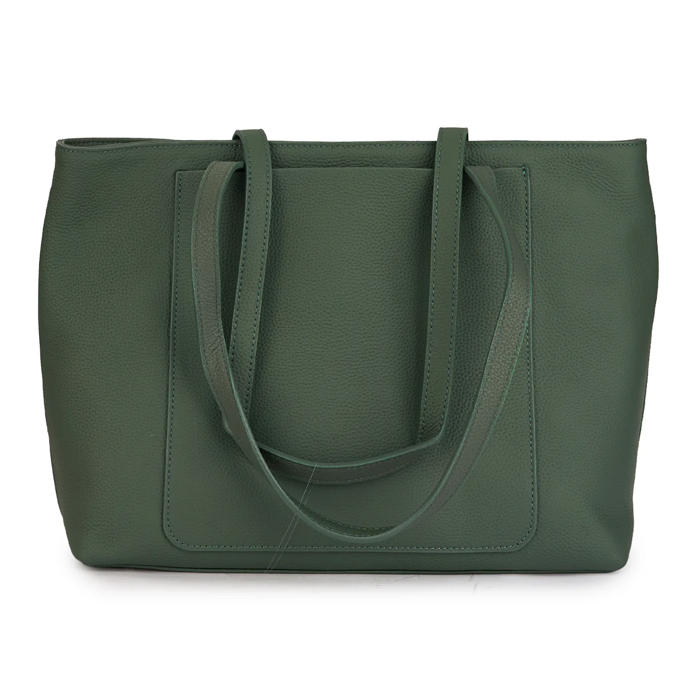 Geanta dama din piele naturala bleu 21536 - Image 3