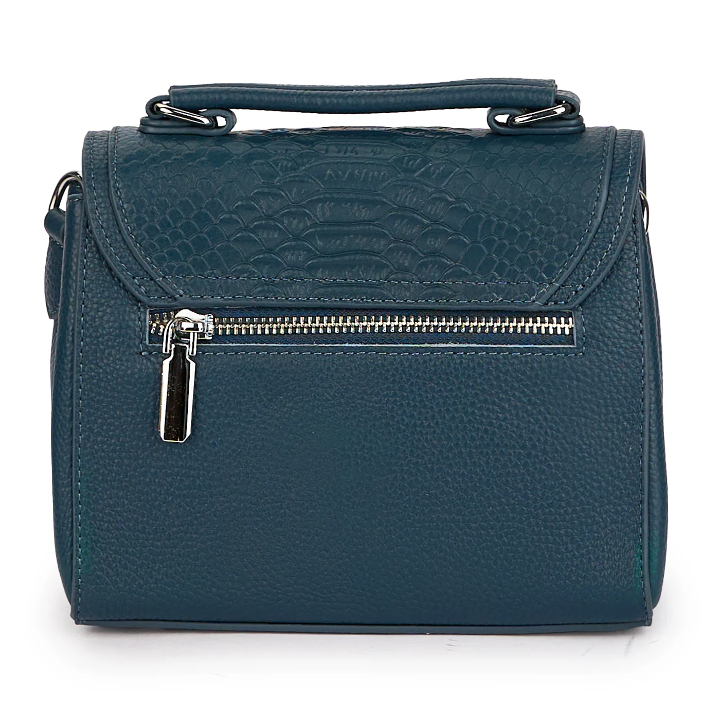 Geanta dama din piele naturala bleumarin 21423 - Image 3