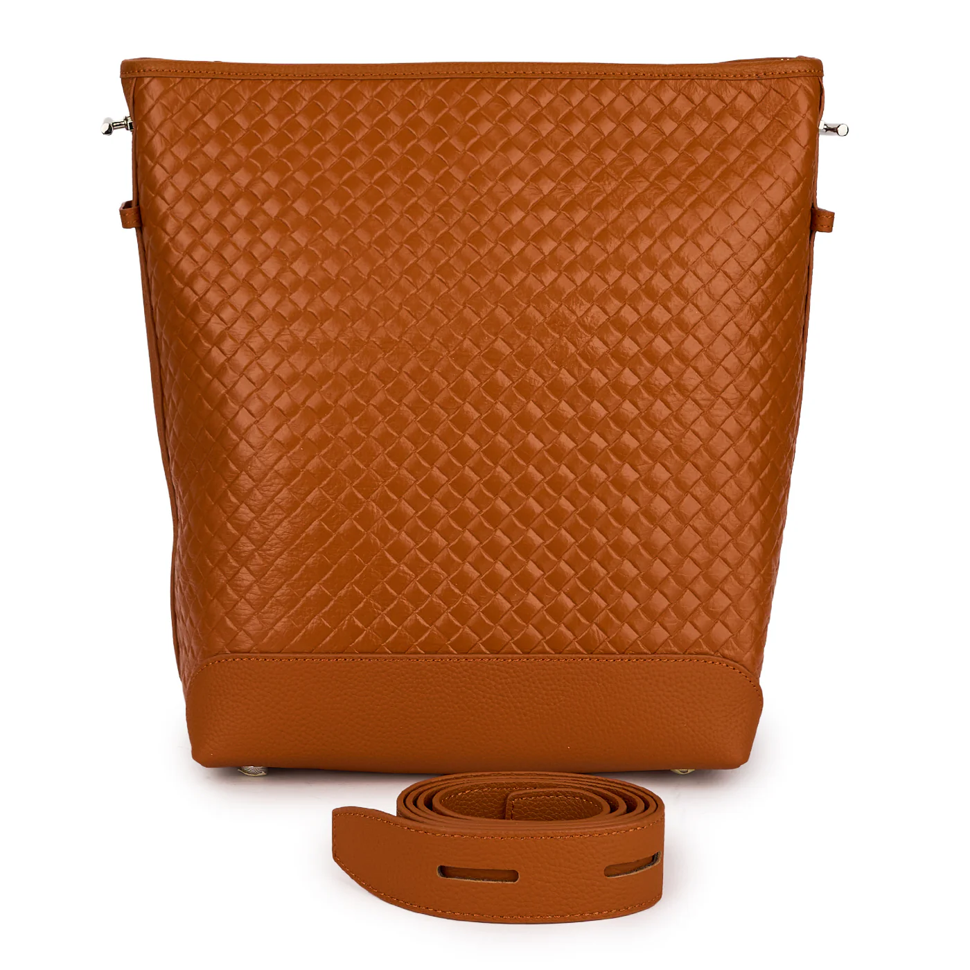 Geanta dama din piele naturala cramizie 21597