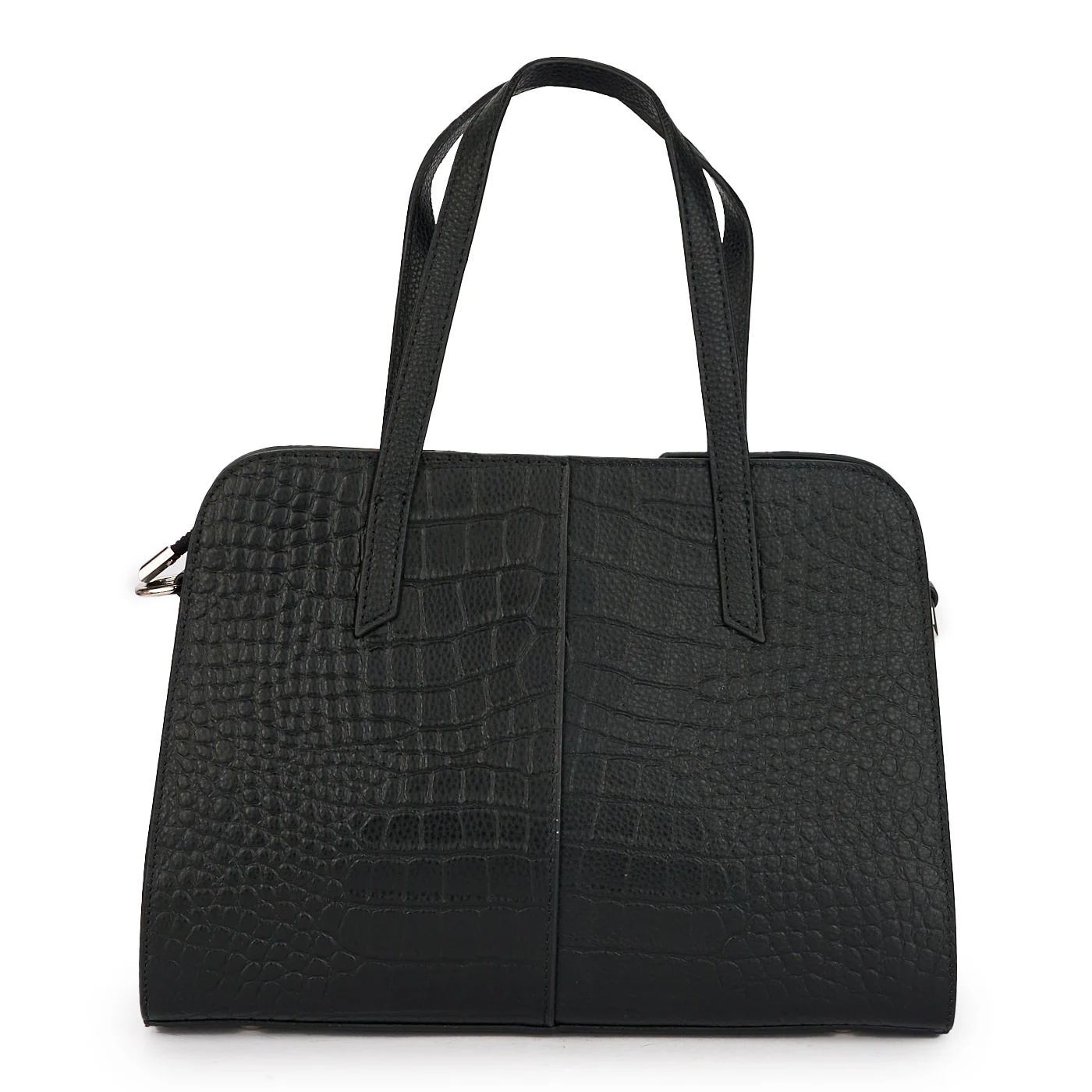 Geanta dama din piele naturala neagra 21219 - Image 3