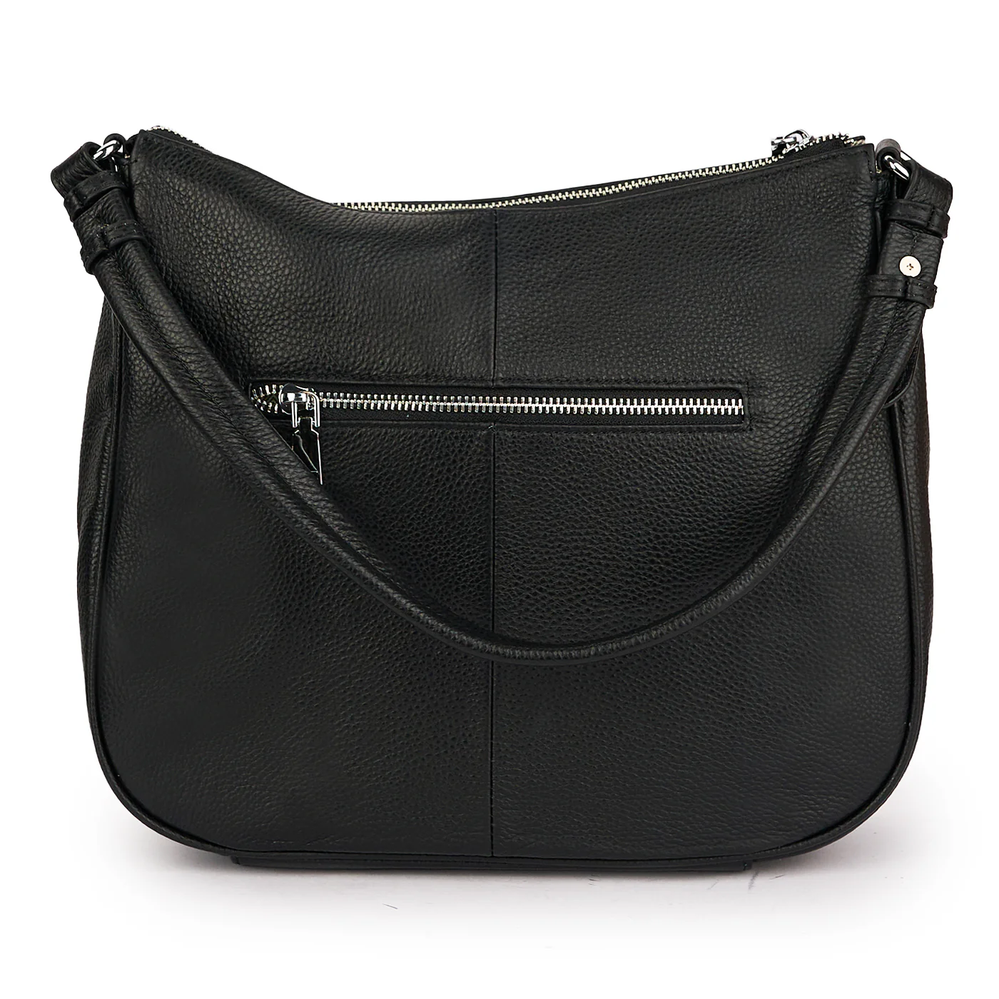 Geanta dama din piele naturala neagra 21268 - Image 3