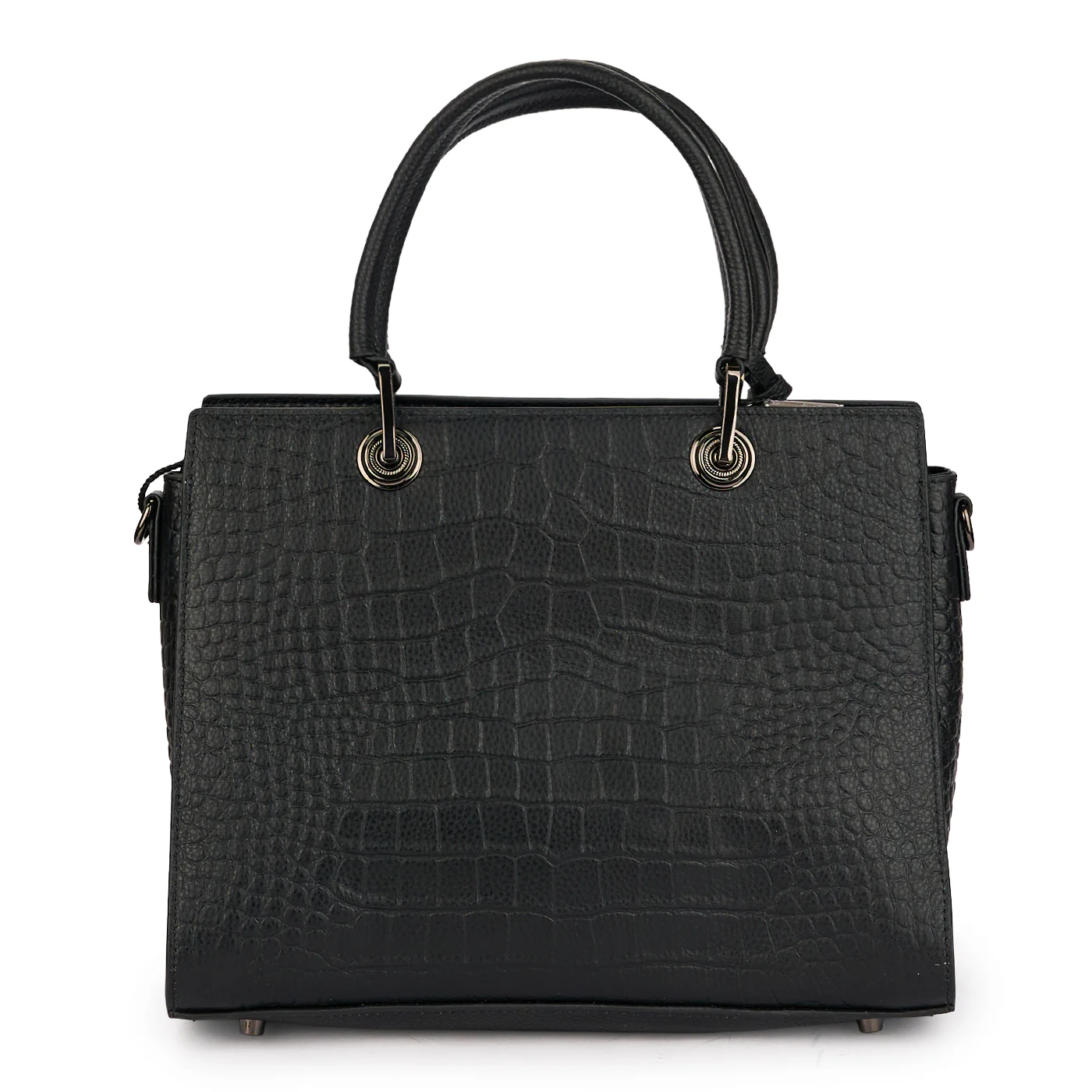 Geanta dama din piele naturala neagra 21384 - Image 3