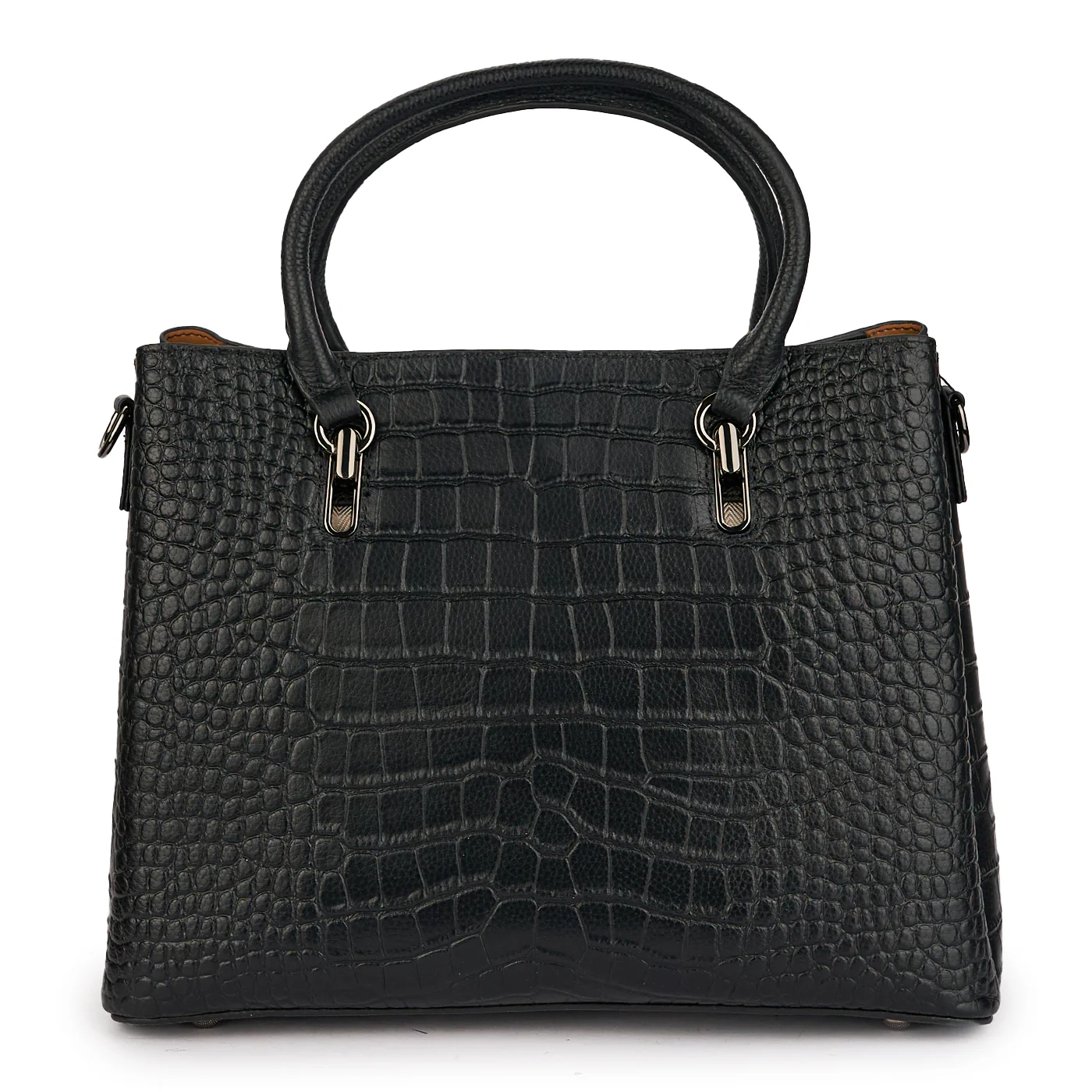 Geanta dama din piele naturala neagra 21465 - Image 3