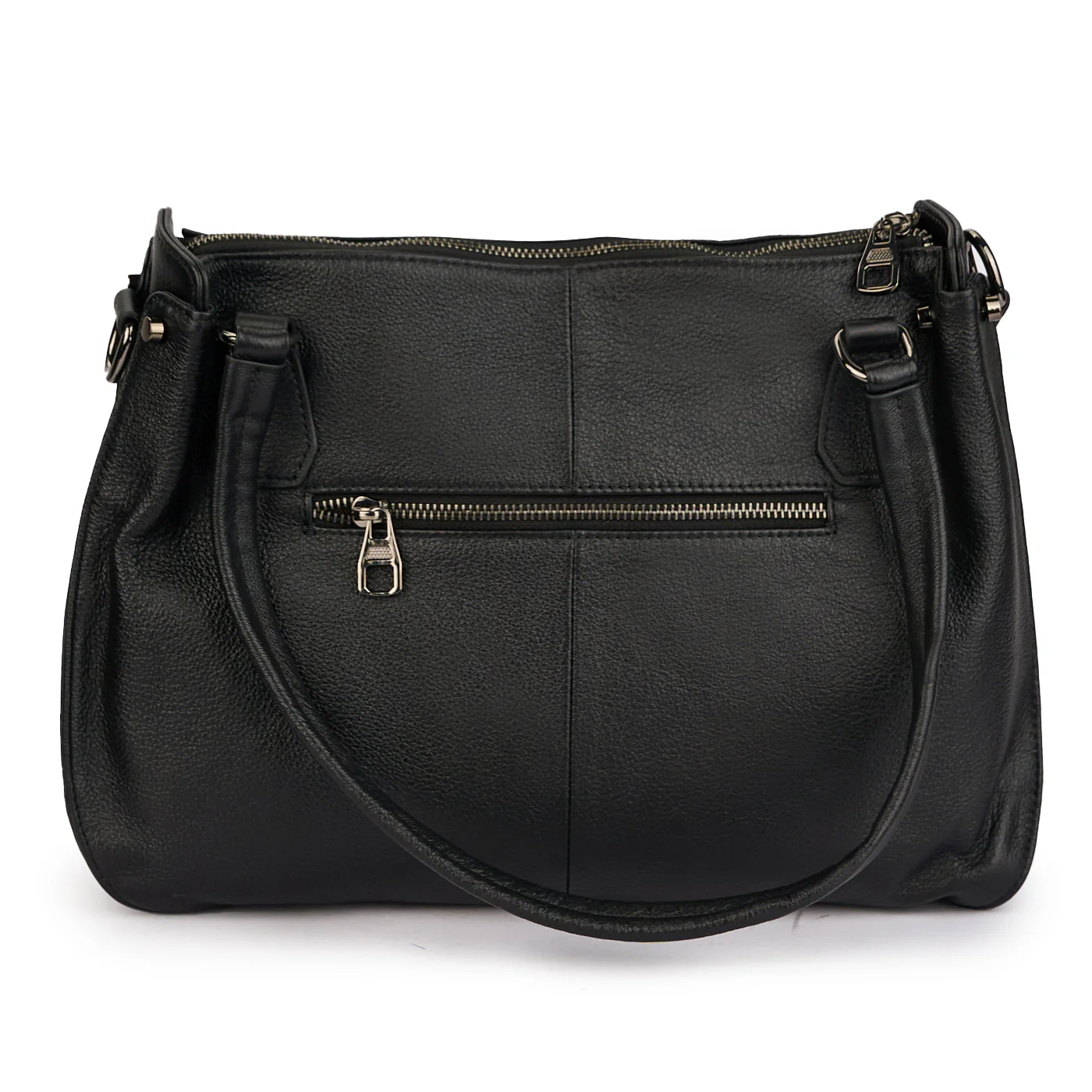 Geanta dama din piele naturala neagra 21480 - Image 3