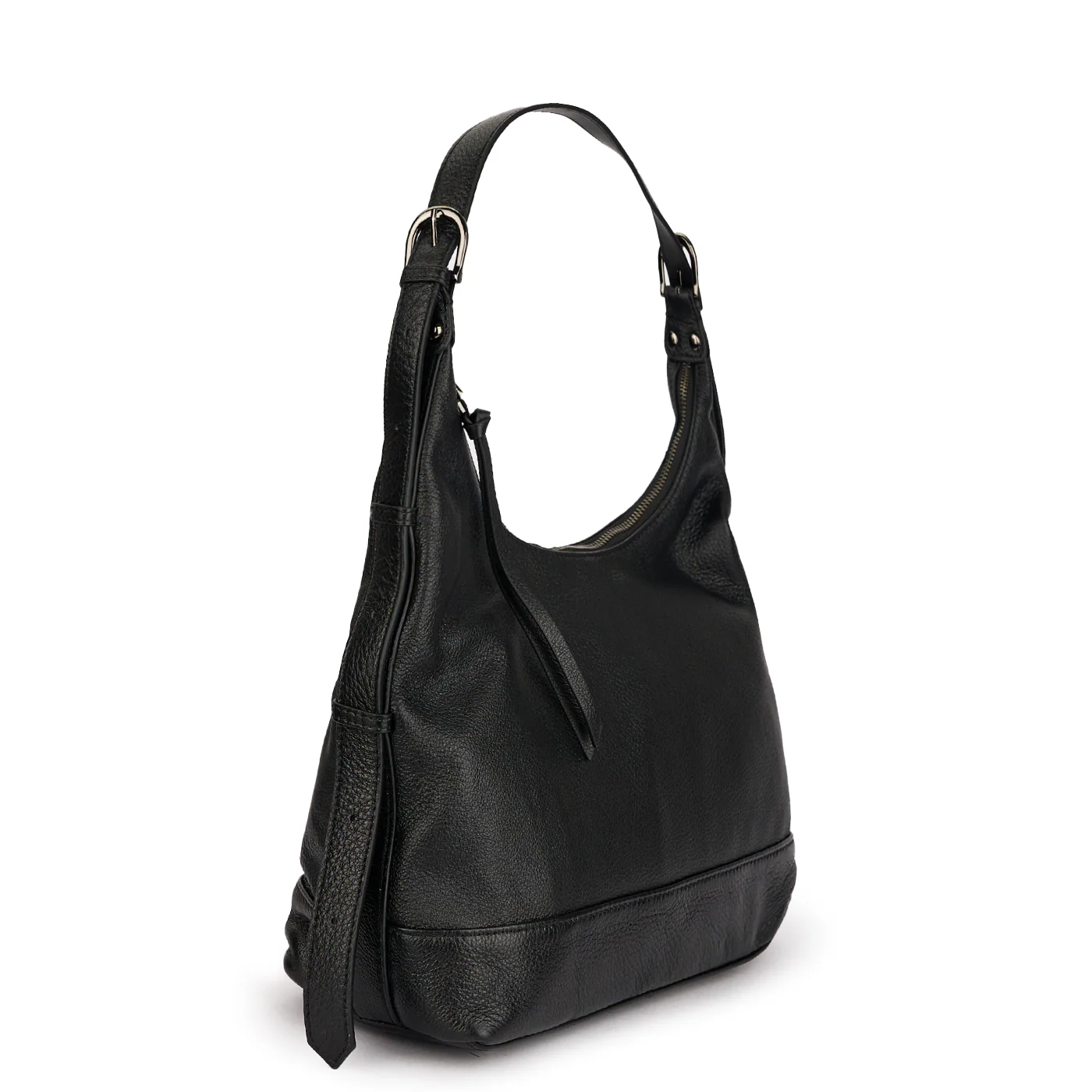 Geanta dama din piele naturala neagra 21487 - Image 2