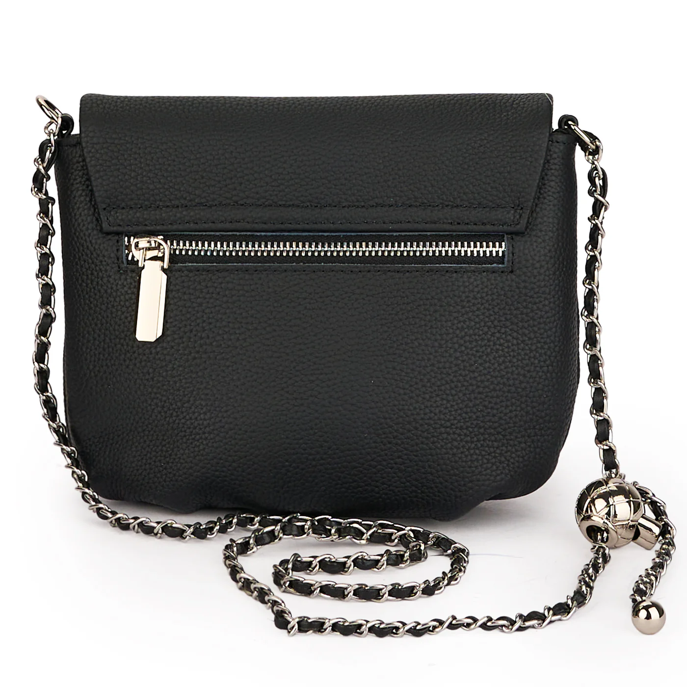 Geanta dama din piele naturala neagra 21509 - Image 3