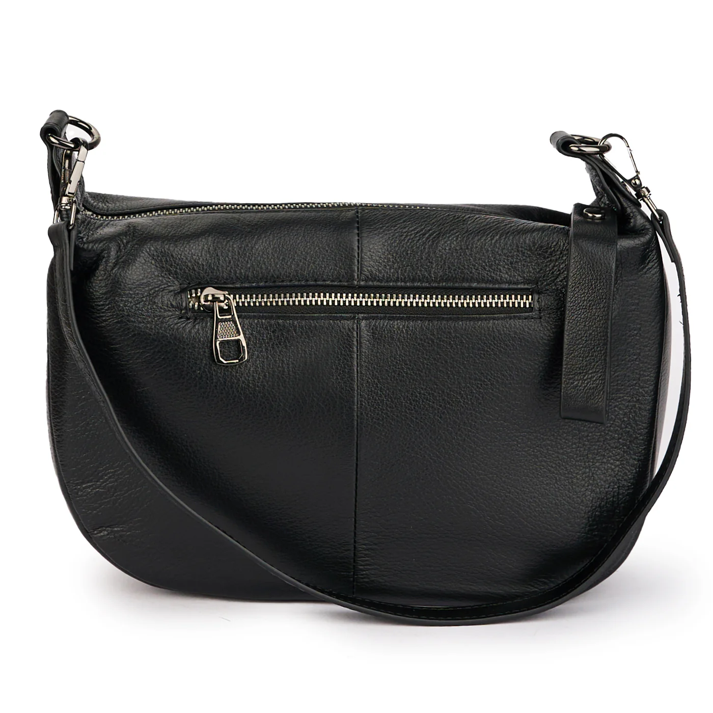 Geanta dama din piele naturala neagra 21512 - Image 3