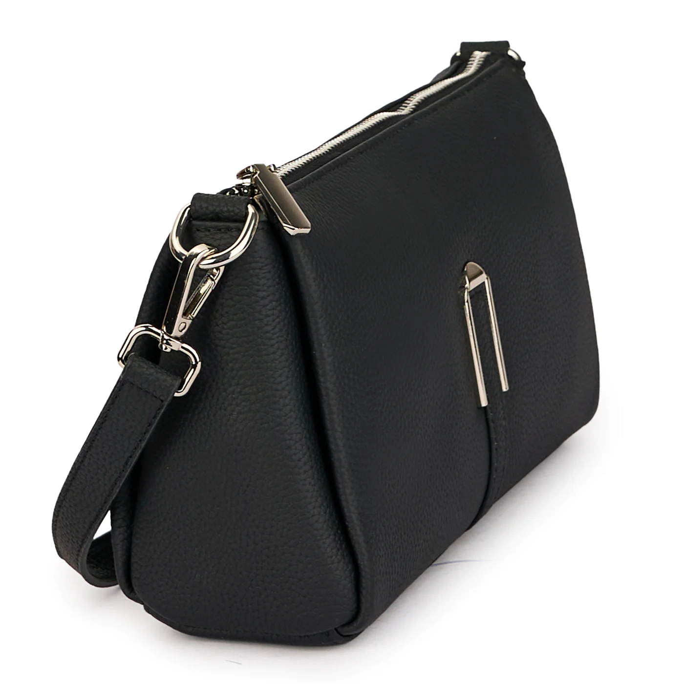 Geanta dama din piele naturala neagra 21530 - Image 2