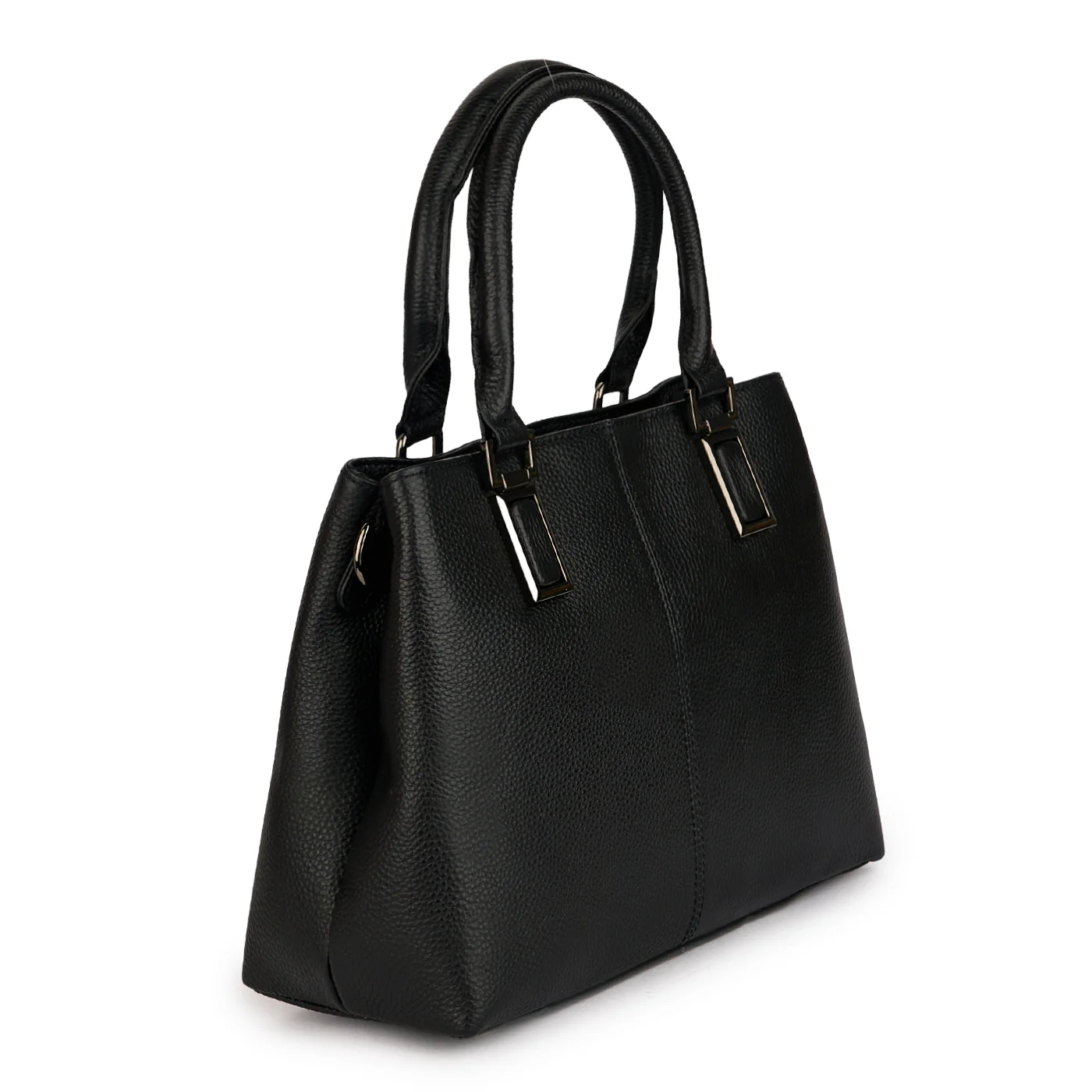 Geanta dama din piele naturala neagra 21553 - Image 2
