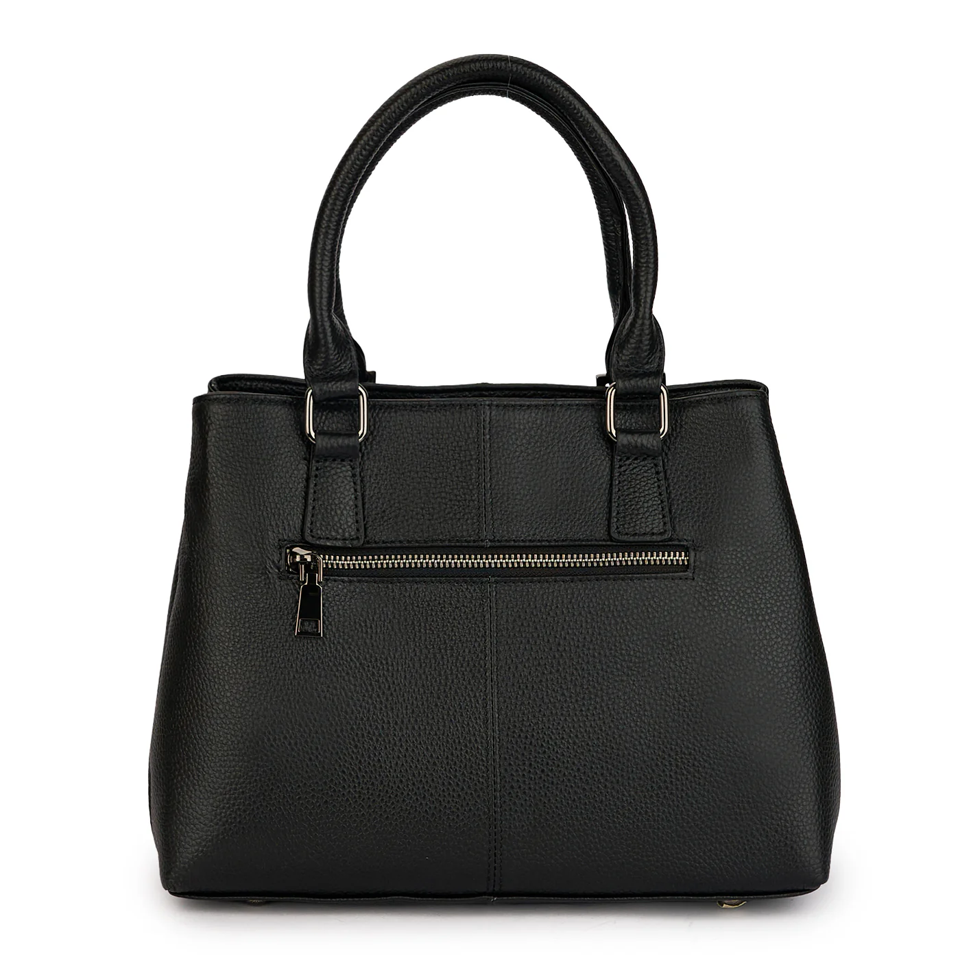 Geanta dama din piele naturala neagra 21553 - Image 3