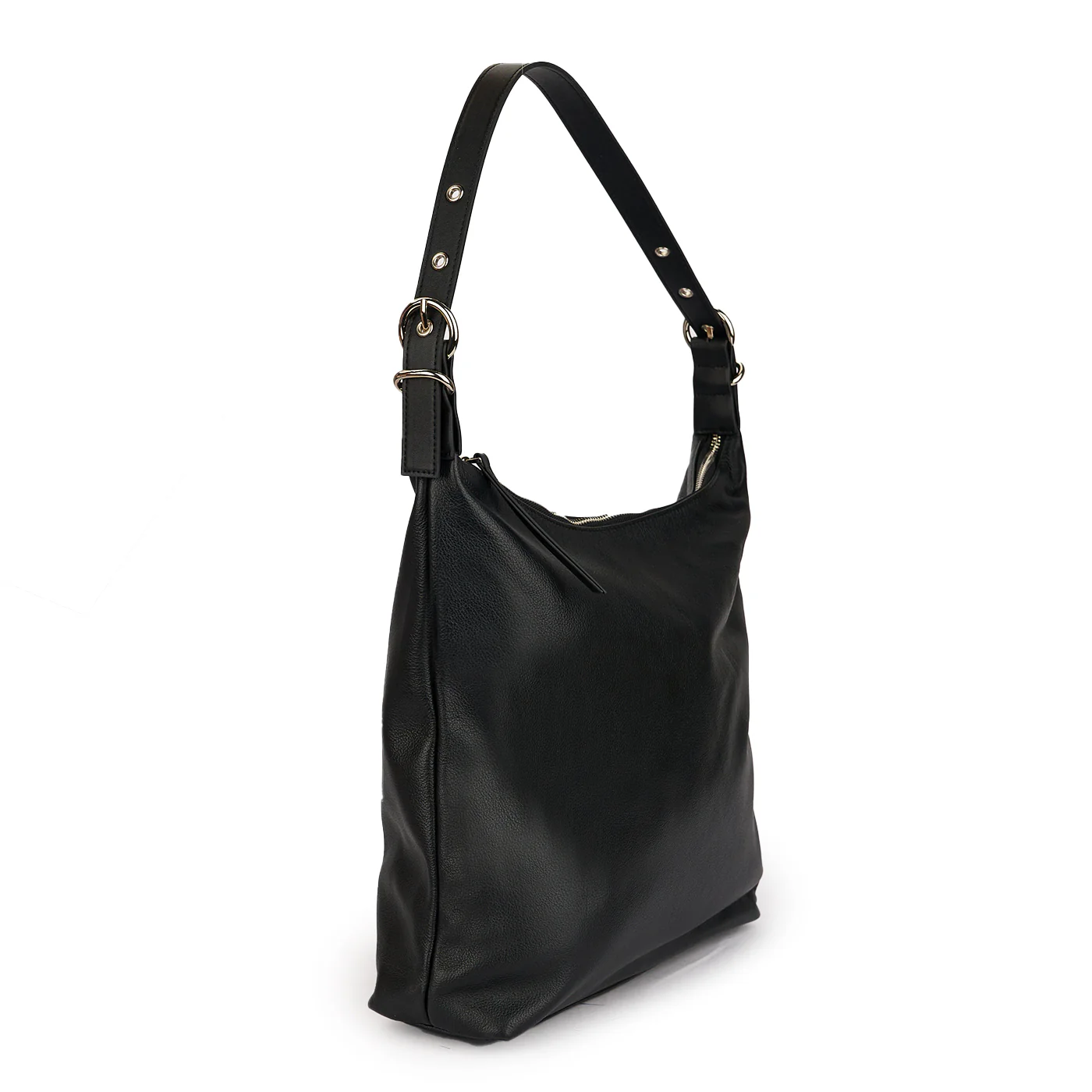 Geanta dama din piele naturala neagra 21561 - Image 2