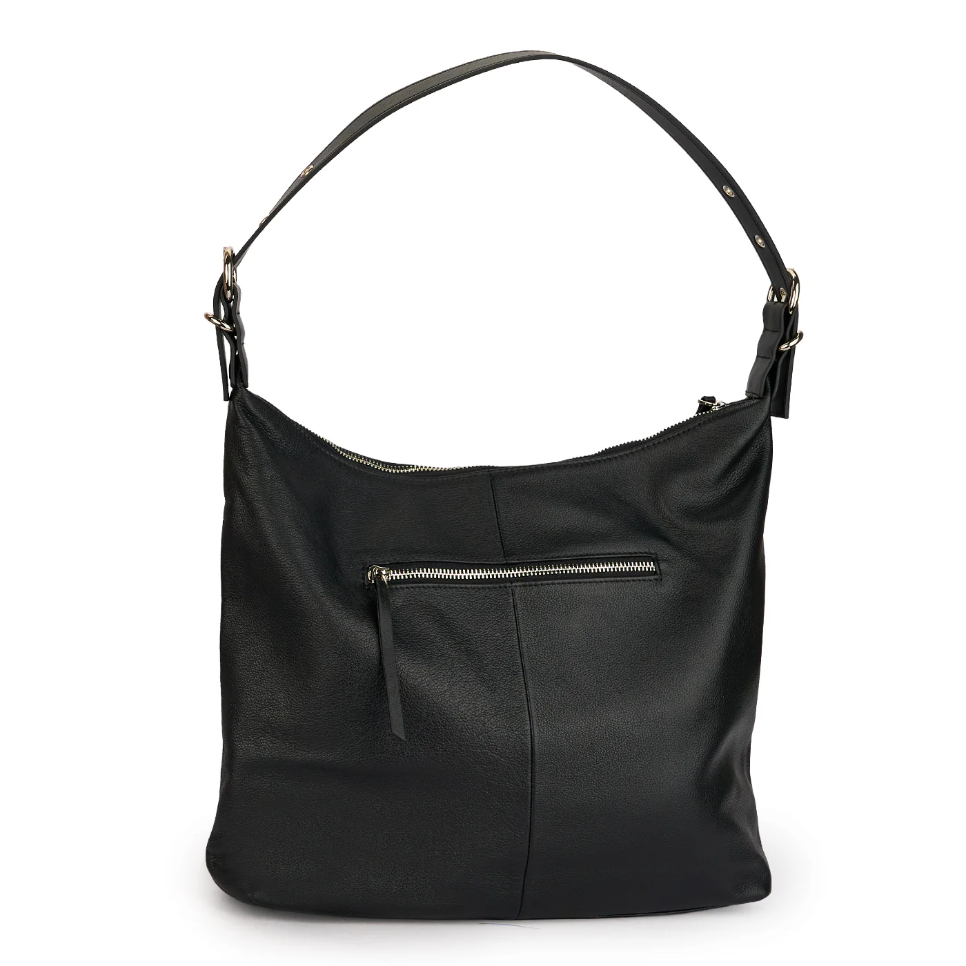 Geanta dama din piele naturala neagra 21561 - Image 3