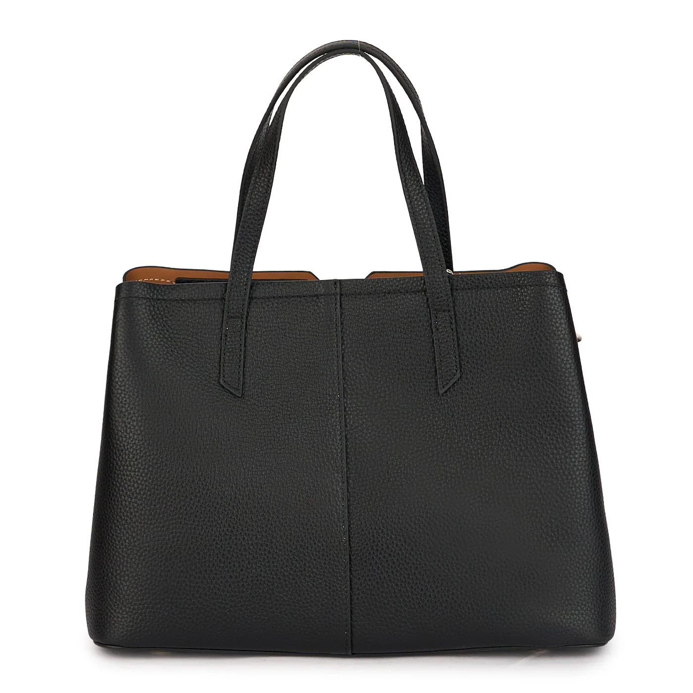 Geanta dama din piele naturala neagra 21585 - Image 3