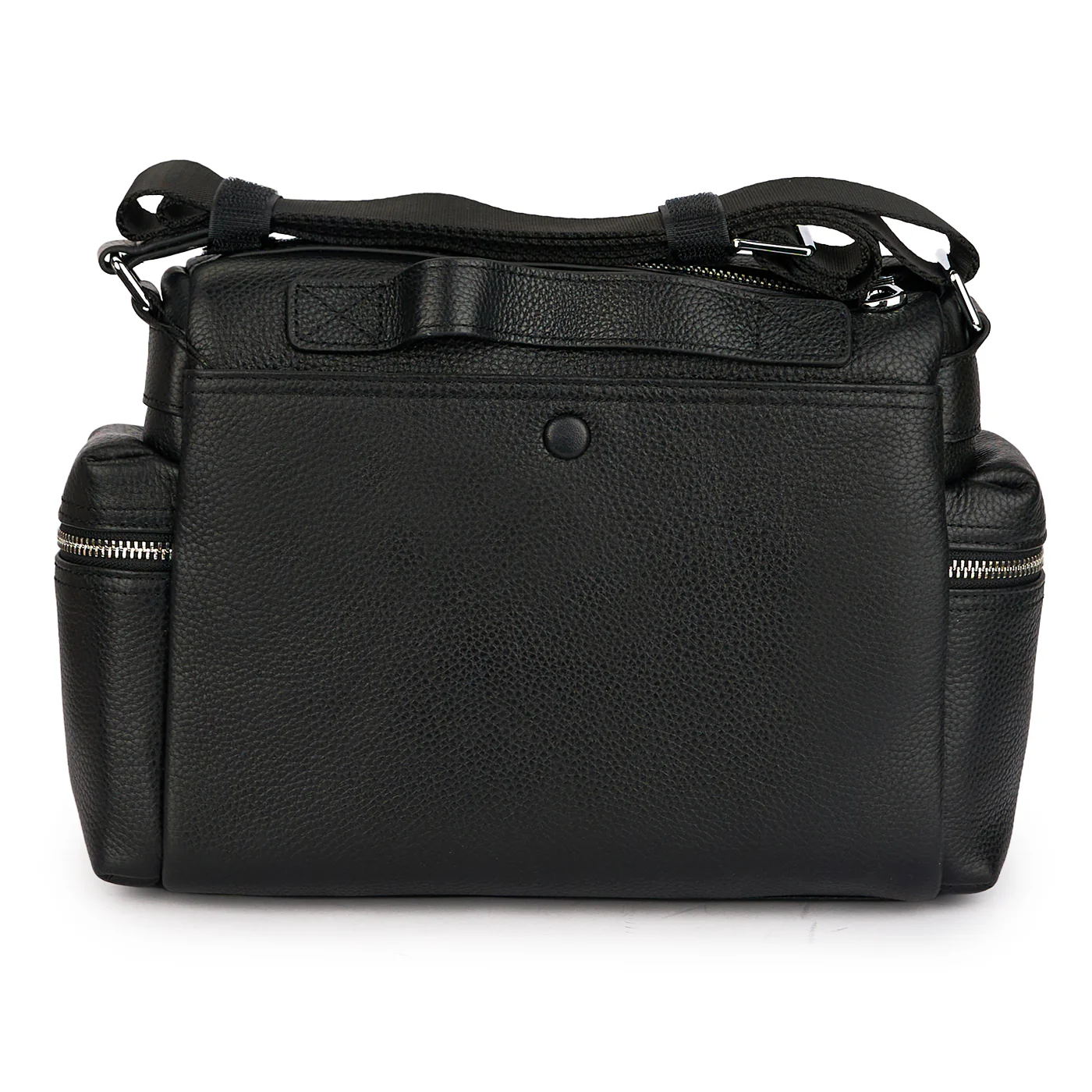 Geanta dama din piele naturala neagra 21628 - Image 3