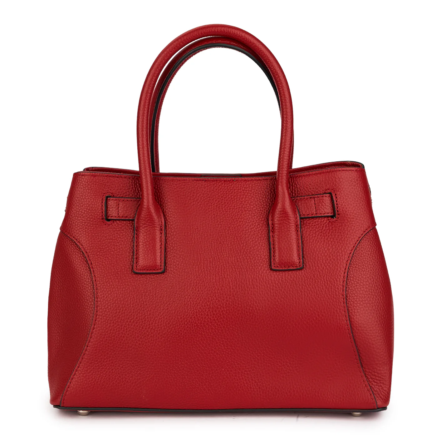 Geanta dama din piele naturala rosie 21353 - Image 3