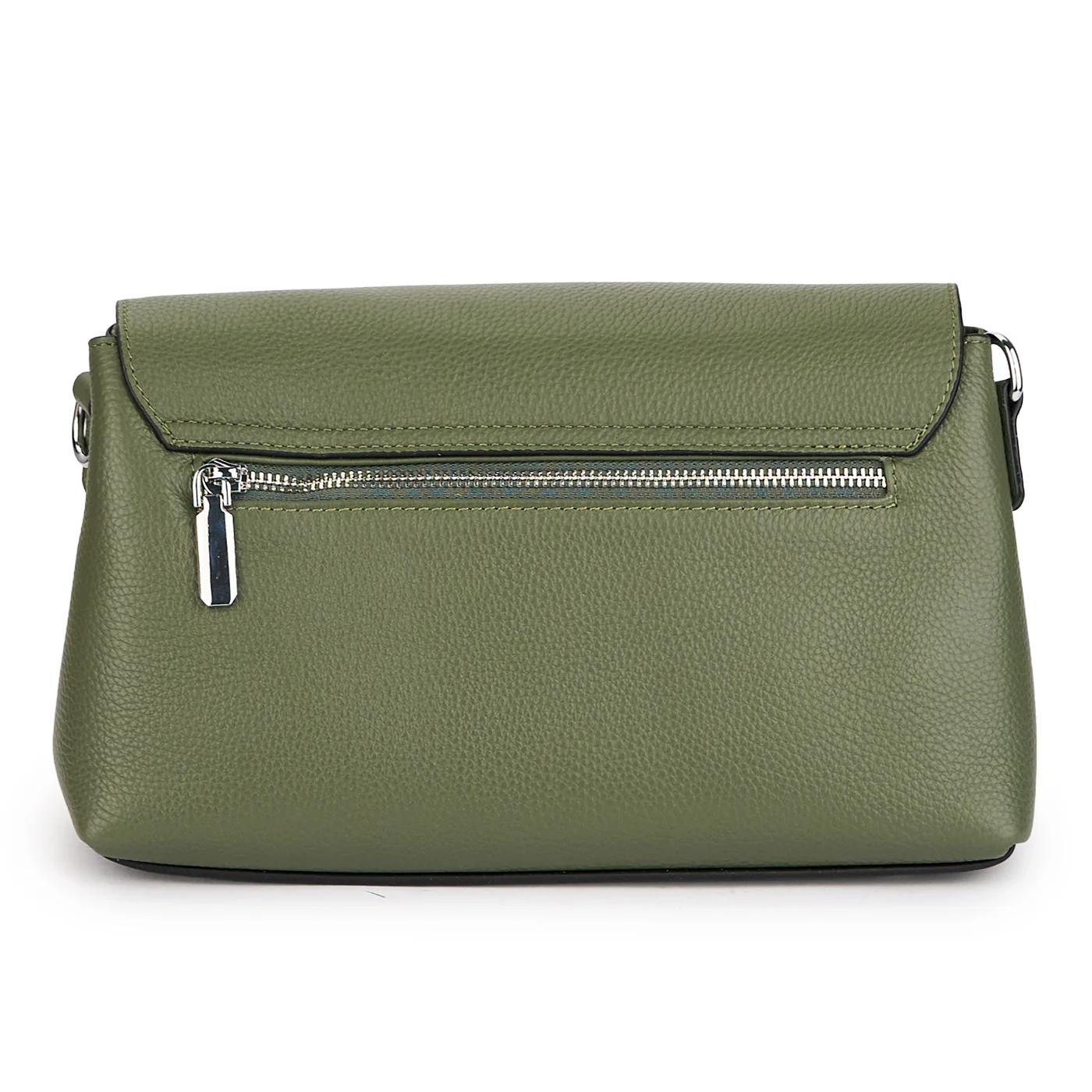 Geanta dama din piele naturala verde 21336 - Image 3