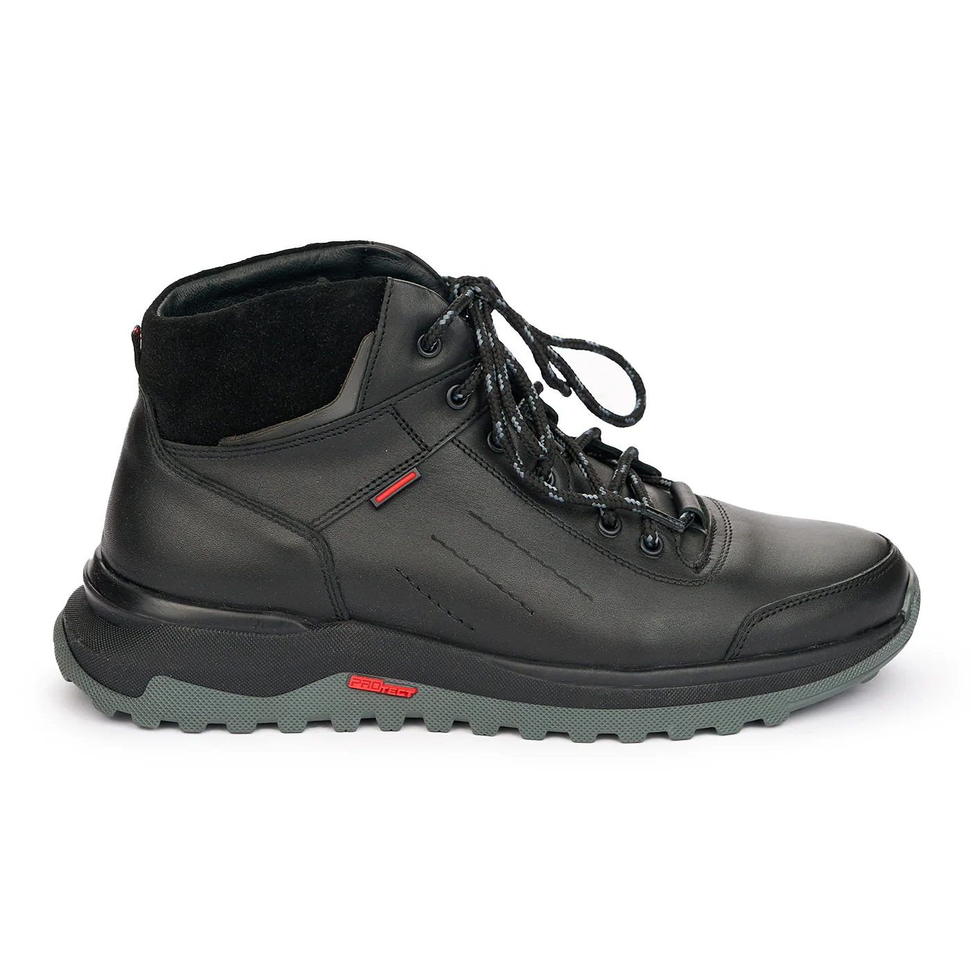 Ghete Barbati de Piele Naturala Negre 7356