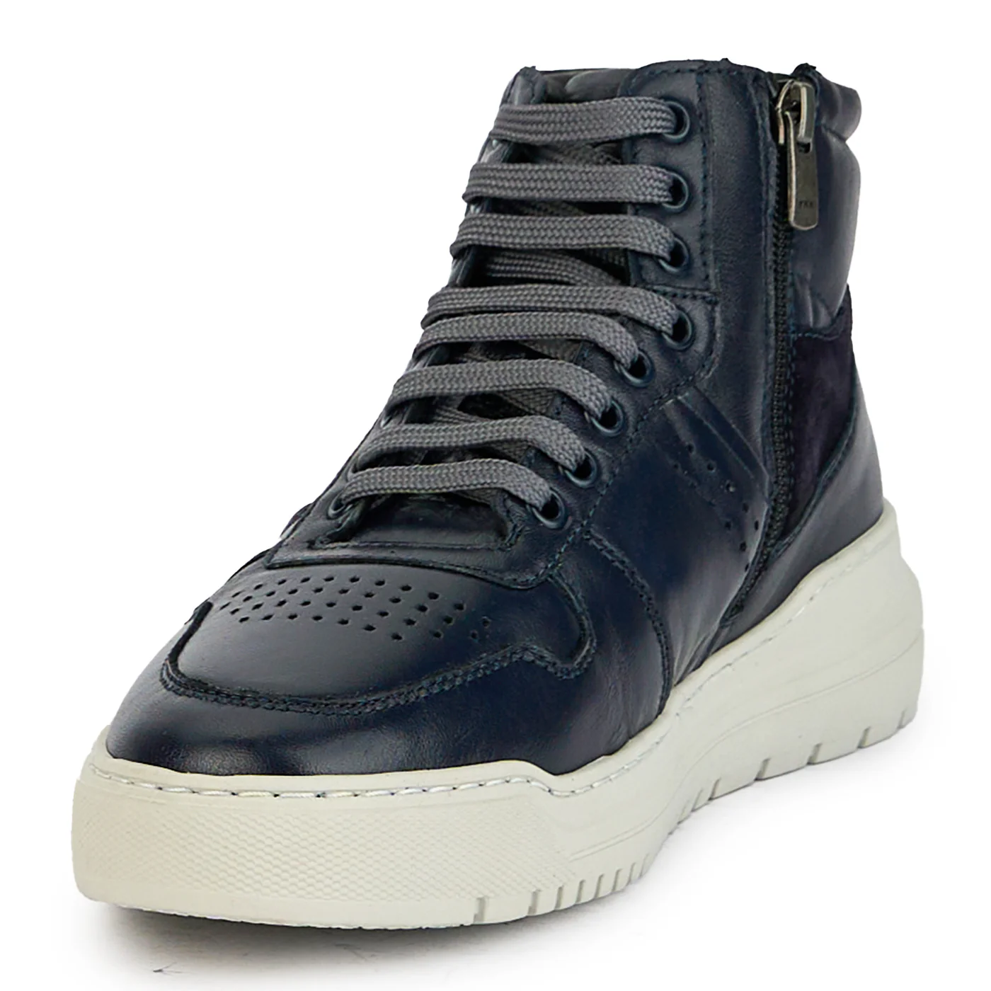Ghete barbati din piele naturala bleumarin  7823 - Image 3