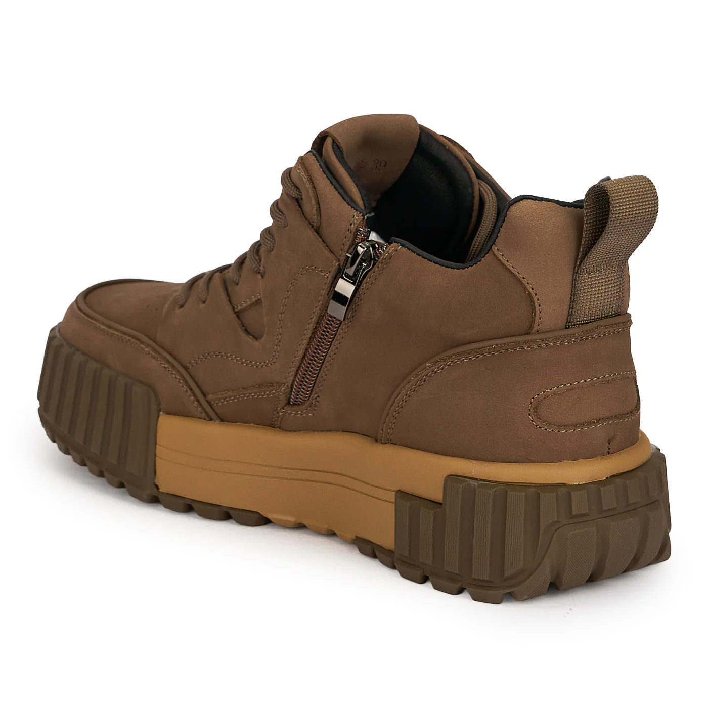 Ghete barbati din piele naturala maro 7963 - Image 2