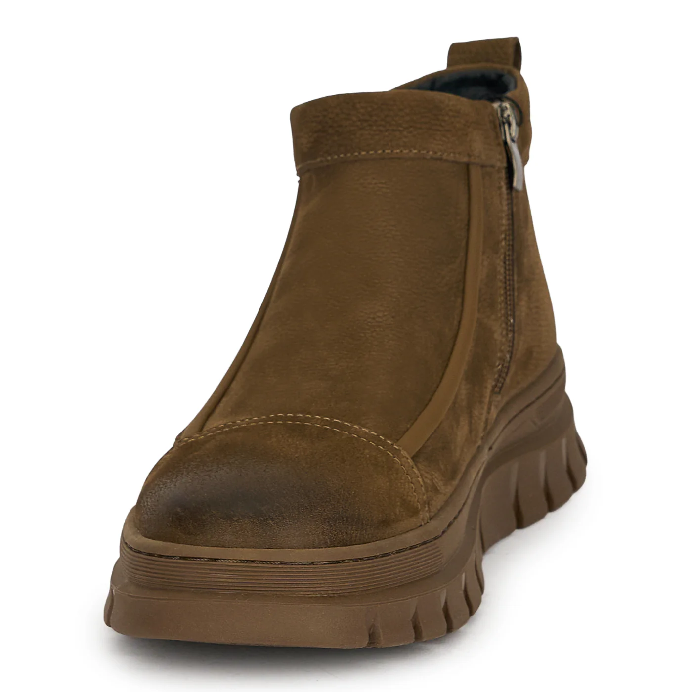 Ghete barbati din piele naturala maro 7991 - Image 3