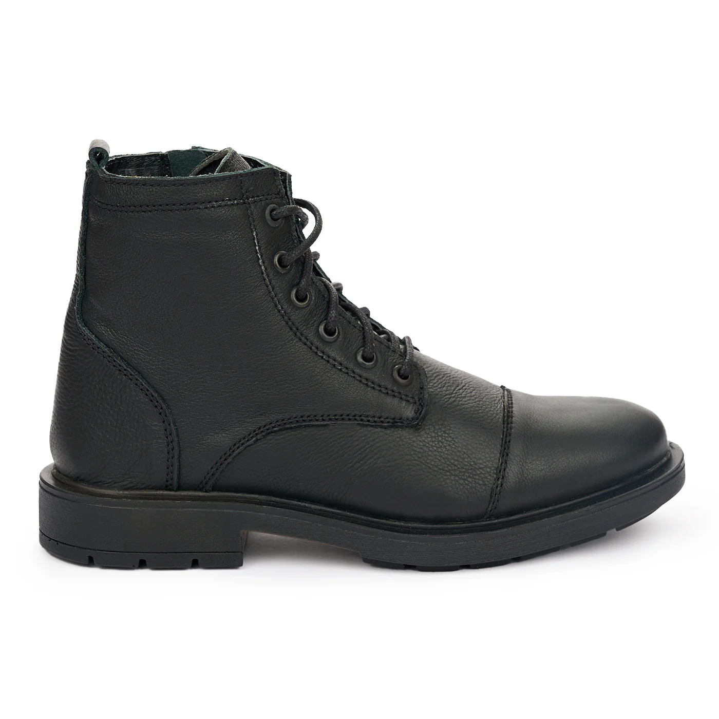 Ghete barbati din piele naturala neagra 7409