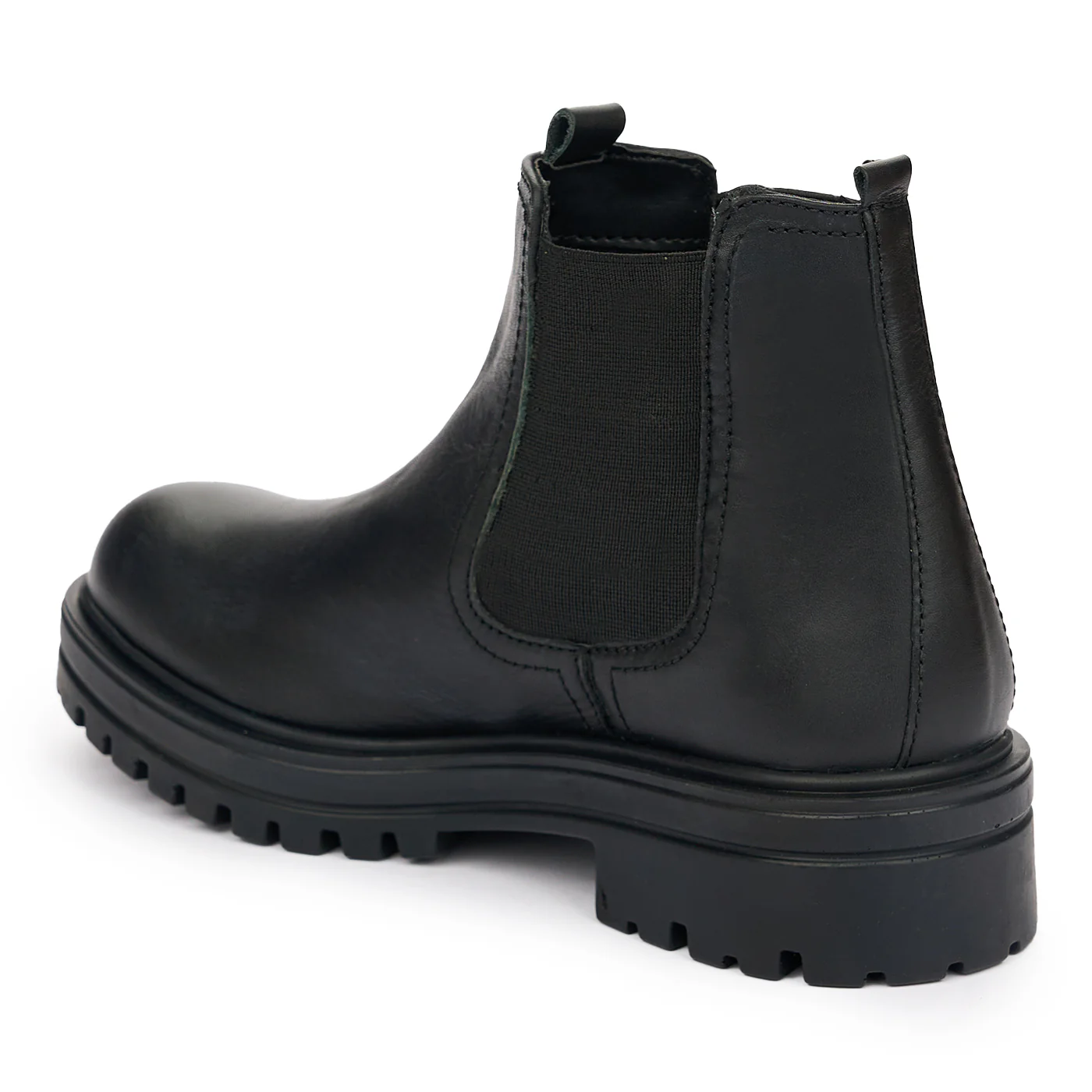 Ghete barbati din piele naturala neagra 7411 - Image 2