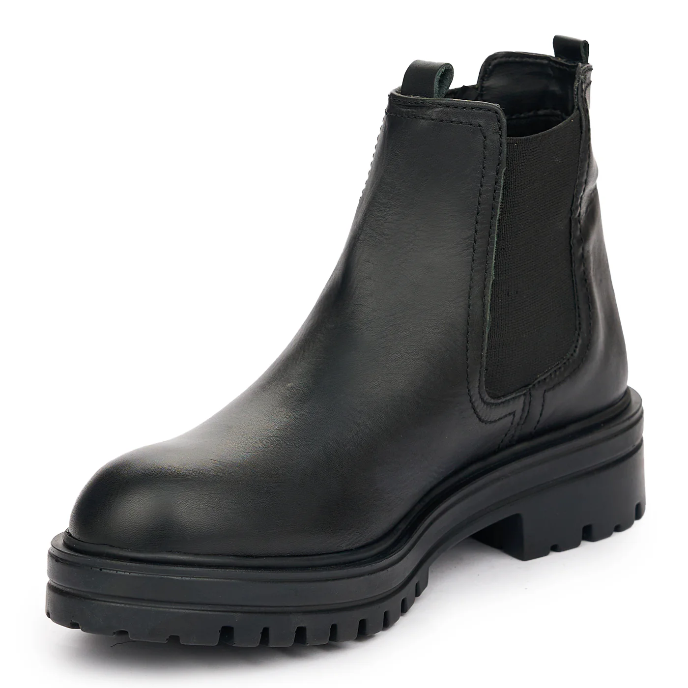 Ghete barbati din piele naturala neagra 7411 - Image 3