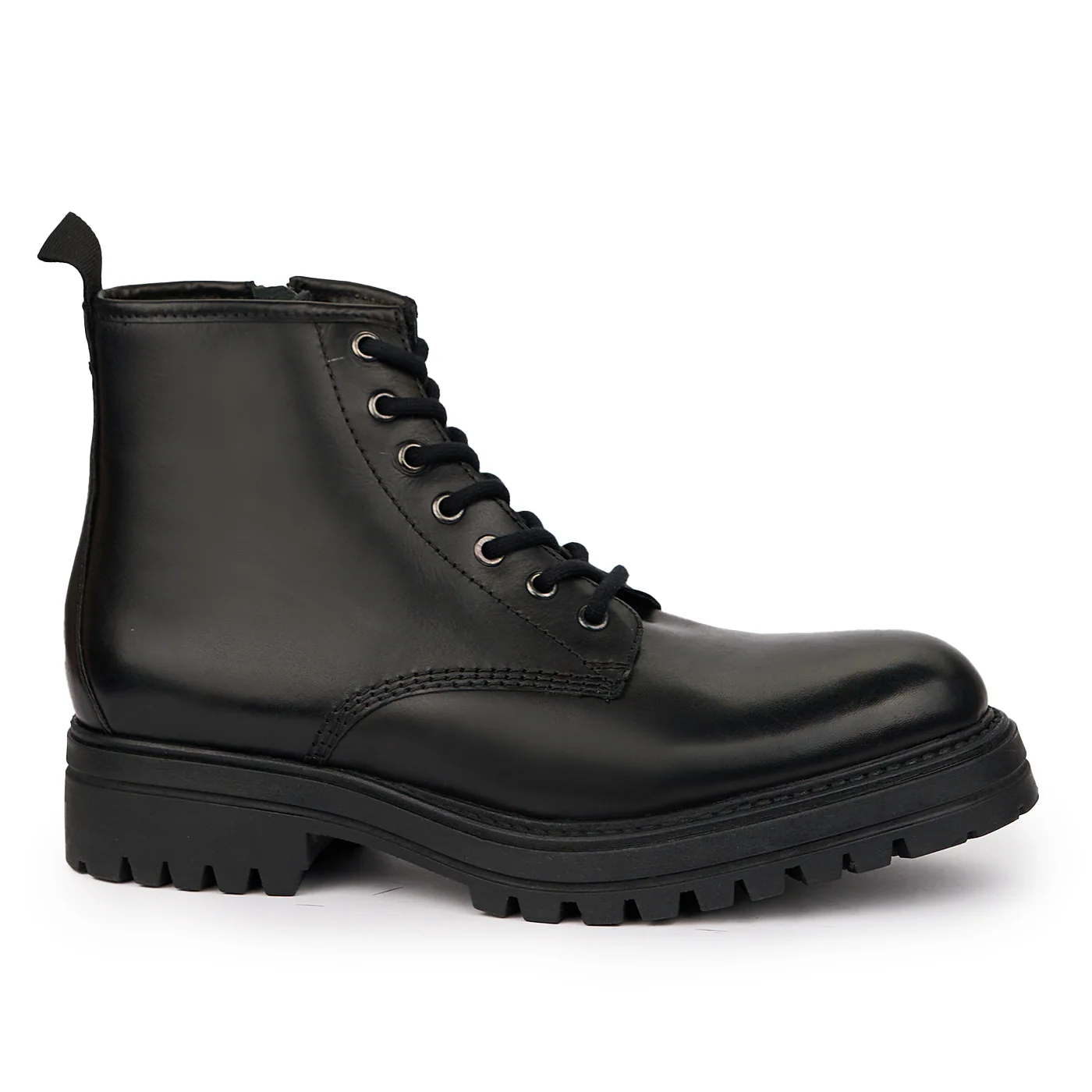 Ghete barbati din piele naturala neagra 7545