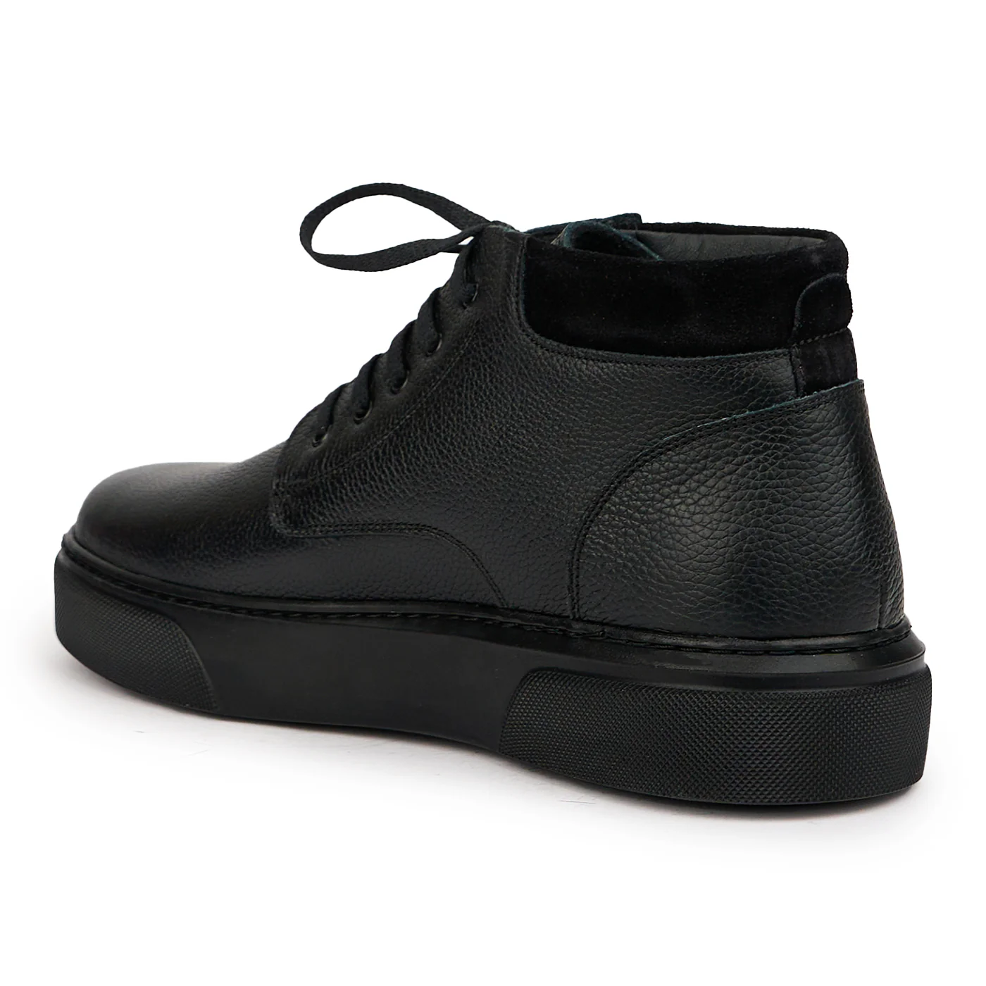 Ghete barbati din piele naturala neagra 7559 - Image 2