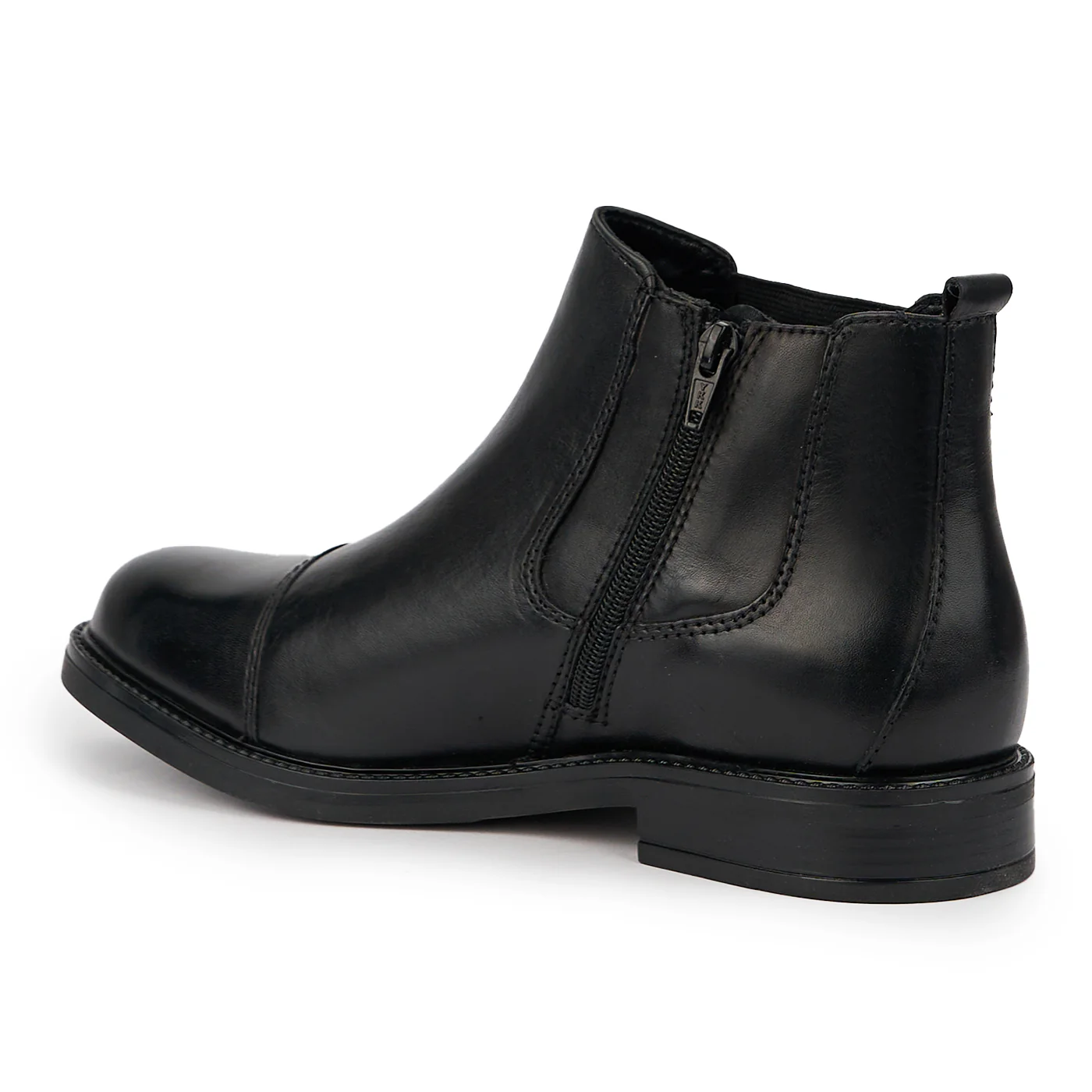 Ghete barbati din piele naturala neagra 7571 - Image 2