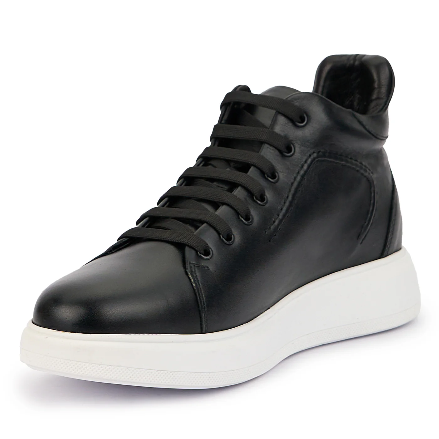 Ghete barbati din piele naturala neagra 7578 - Image 3