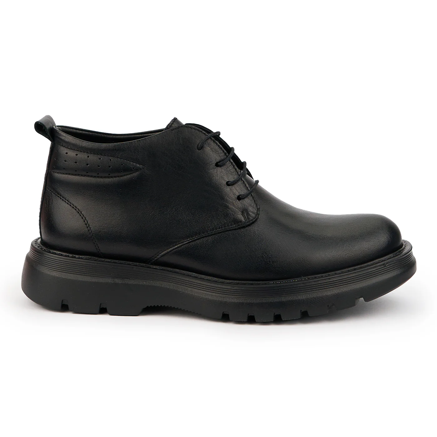 Ghete barbati din piele naturala neagra 7583