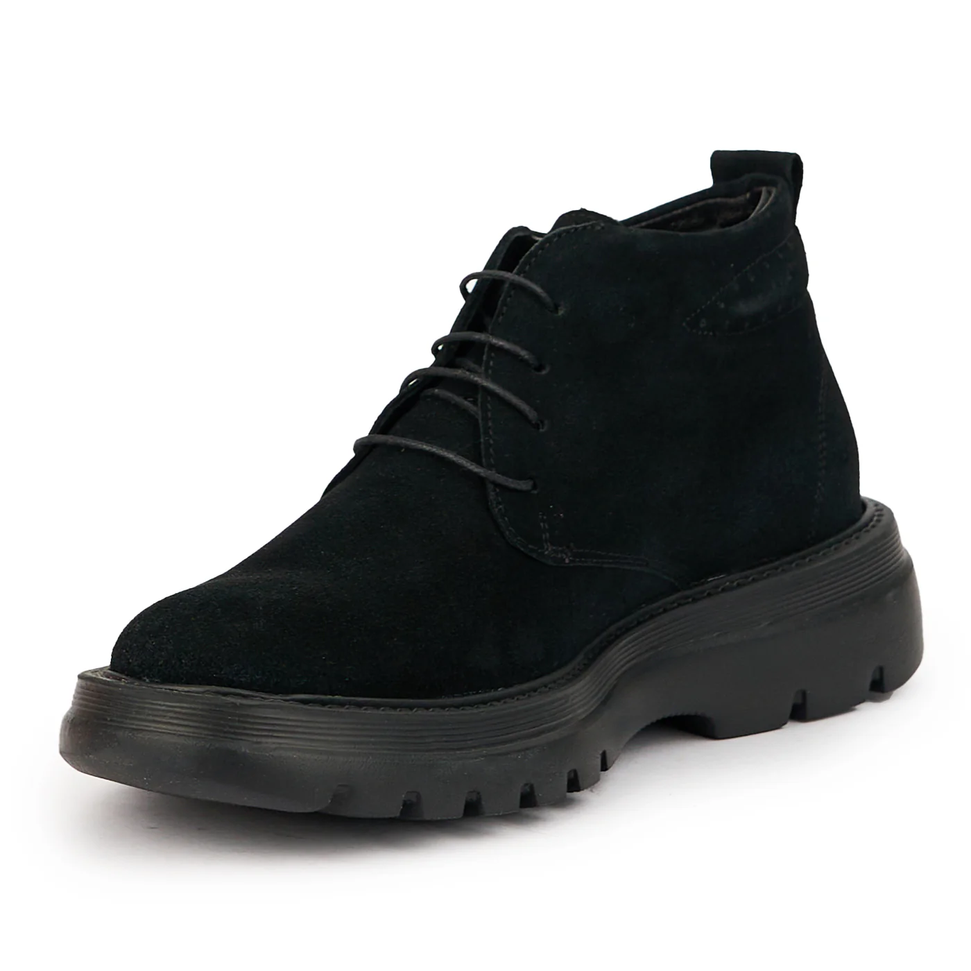 Ghete barbati din piele naturala neagra 7584 - Image 3