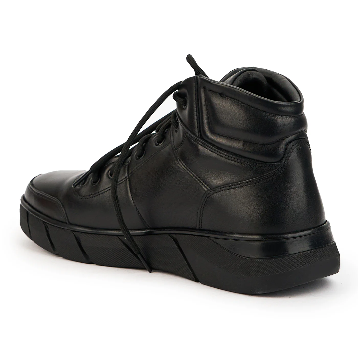 Ghete barbati din piele naturala neagra 7591 - Image 2