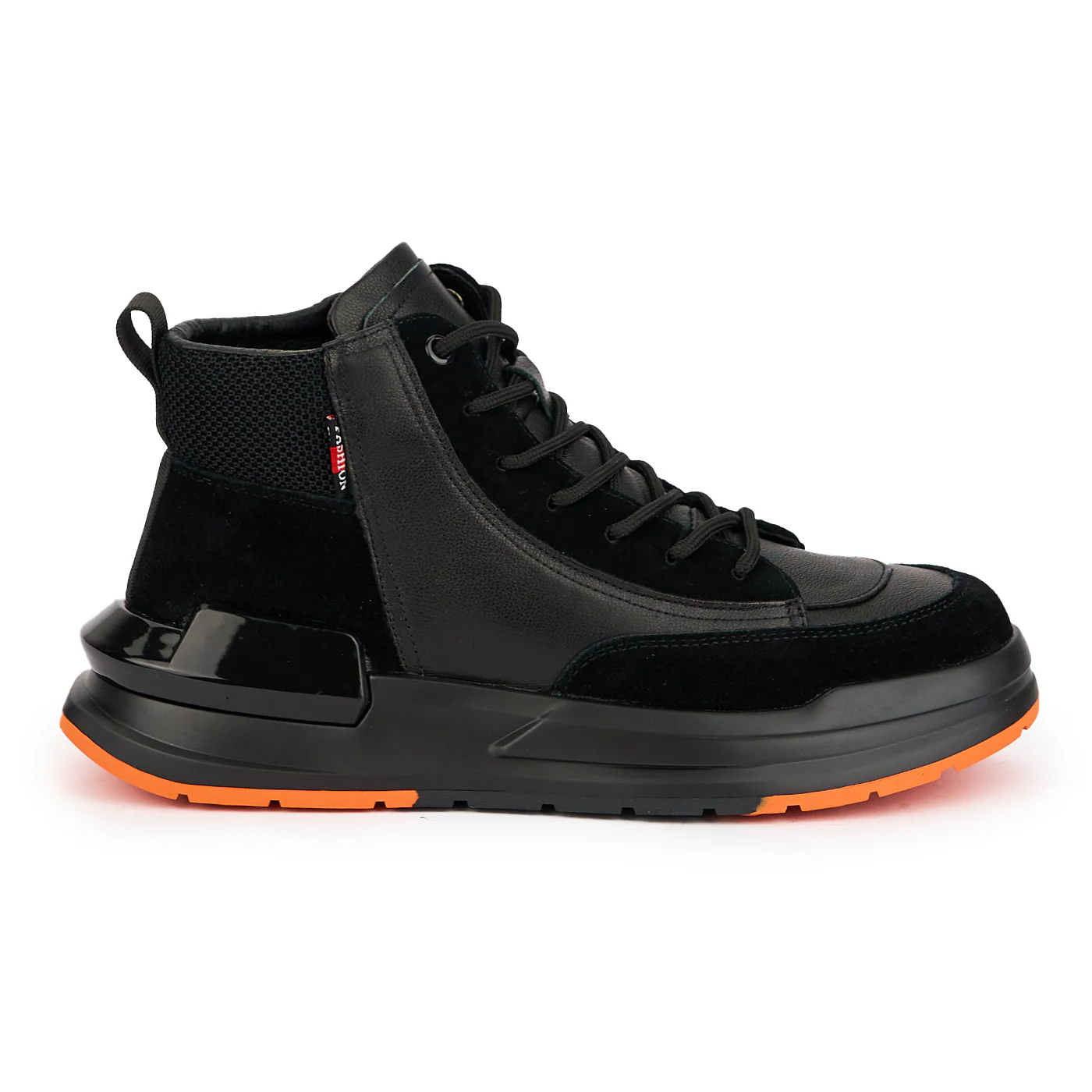 Ghete barbati din piele naturala neagra 7786