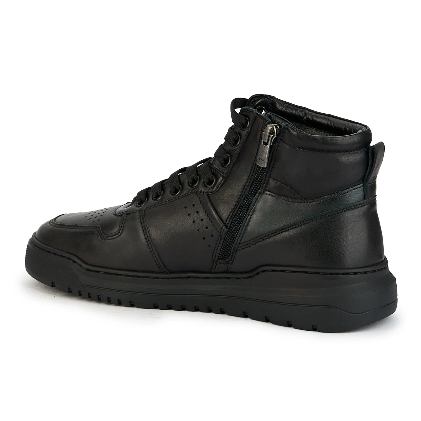 Ghete barbati din piele naturala neagra  7822 - Image 2