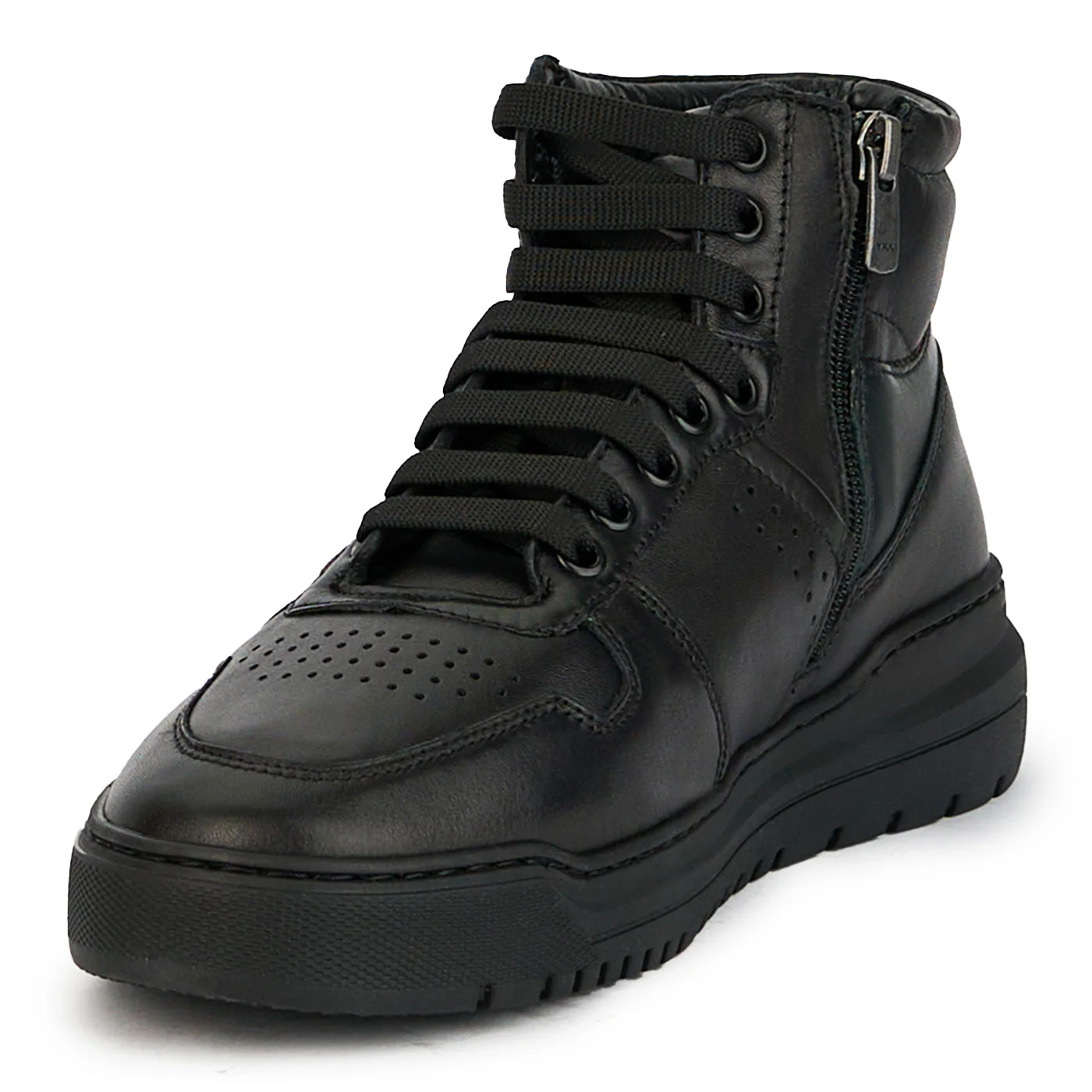 Ghete barbati din piele naturala neagra  7822 - Image 3