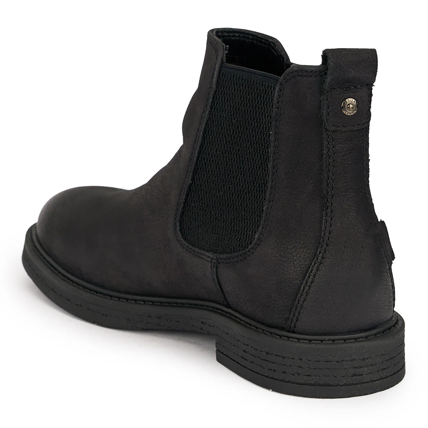Ghete barbati din piele naturala neagra 7928 - Image 2