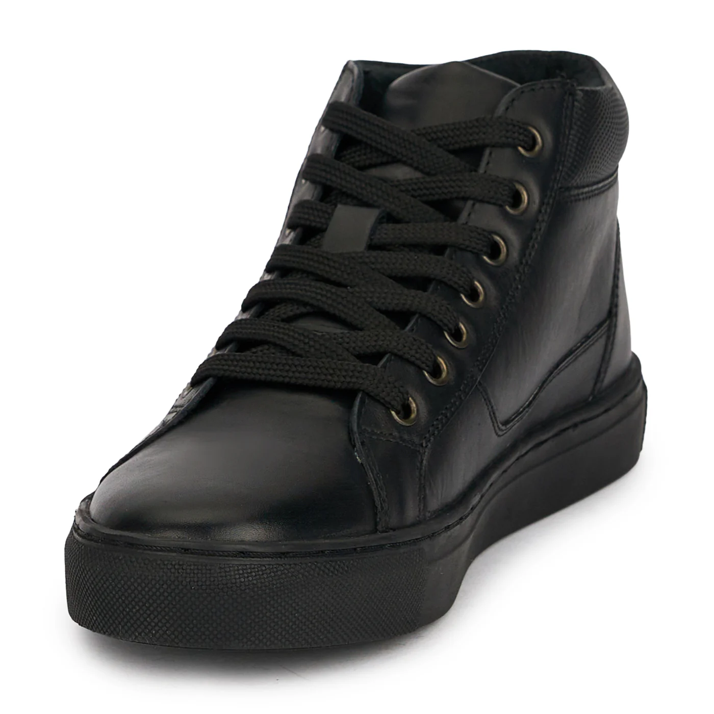 Ghete barbati din piele naturala neagra 7942 - Image 3