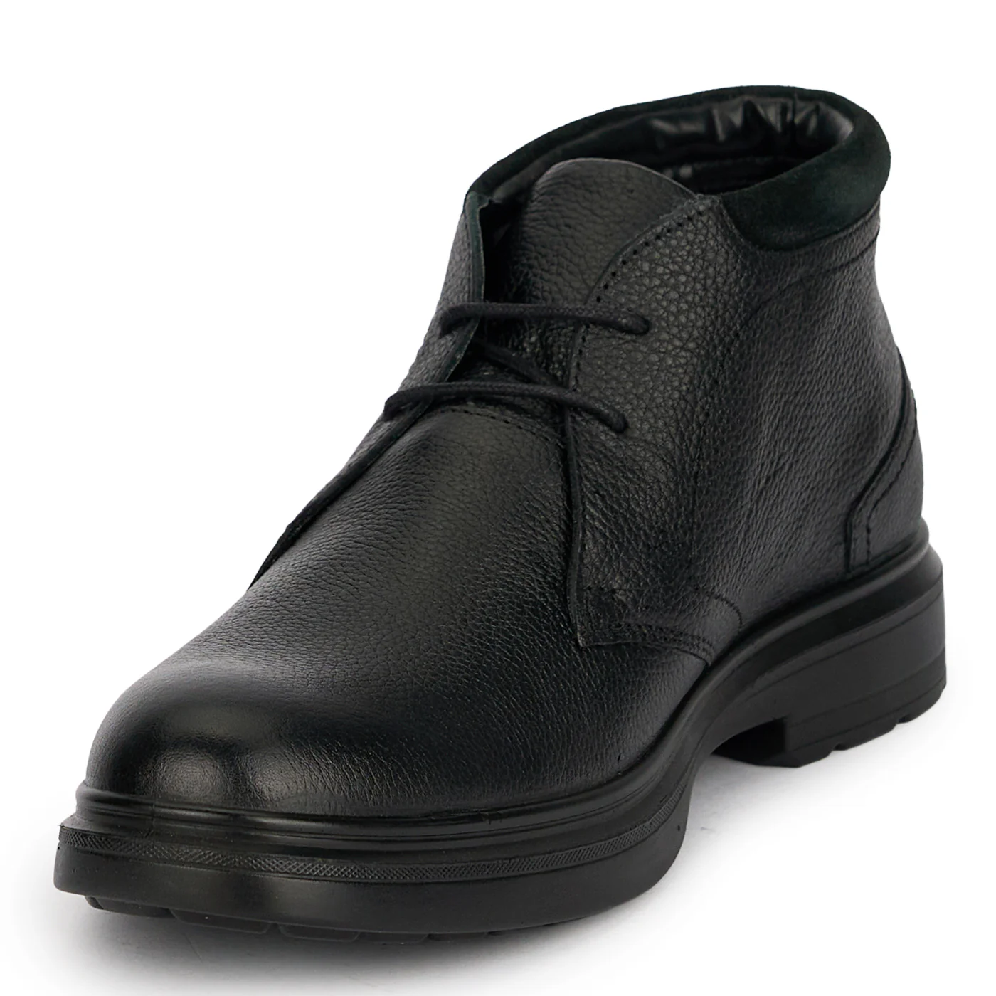 Ghete barbati din piele naturala neagra 7943 - Image 3