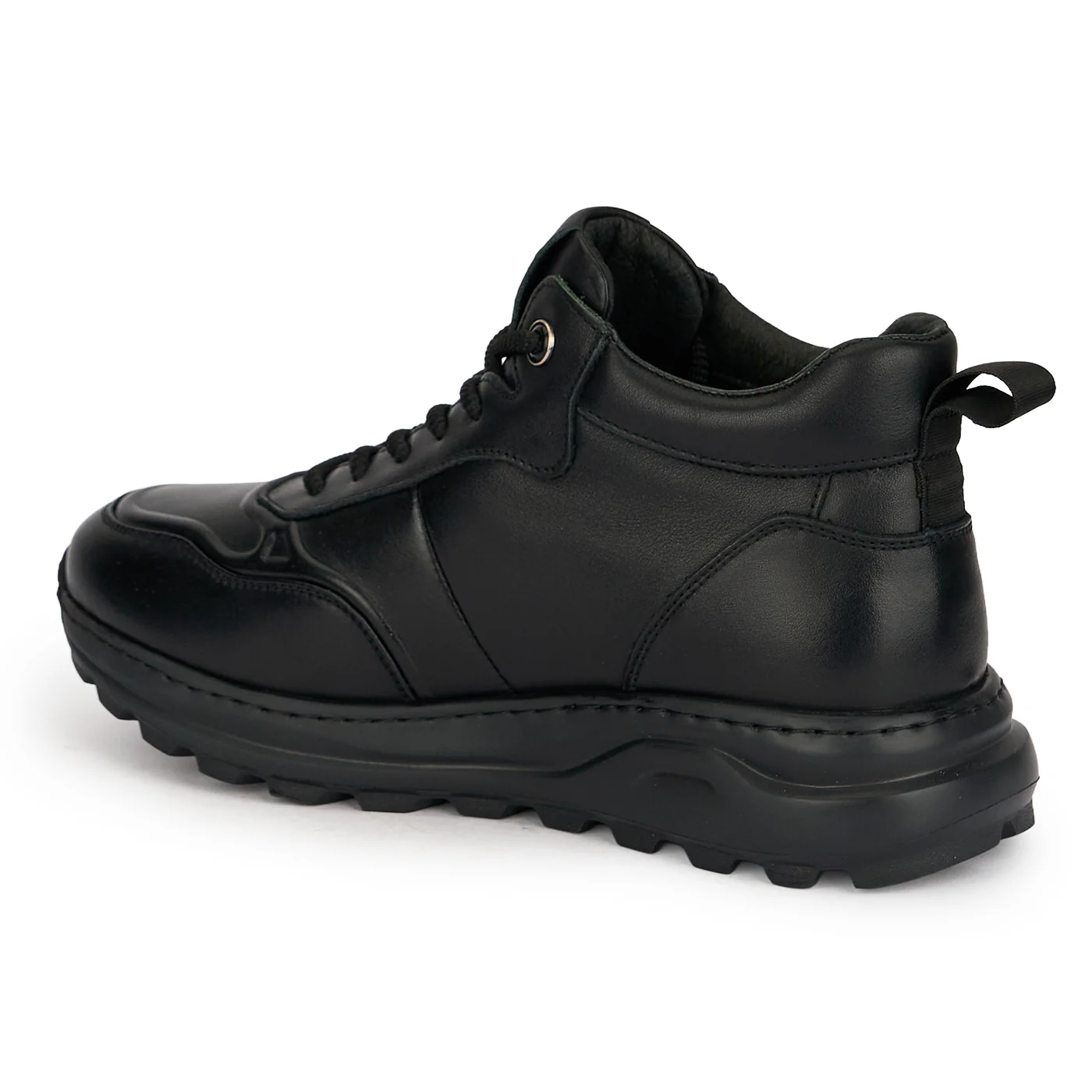 Ghete barbati din piele naturala neagra 7946 - Image 2