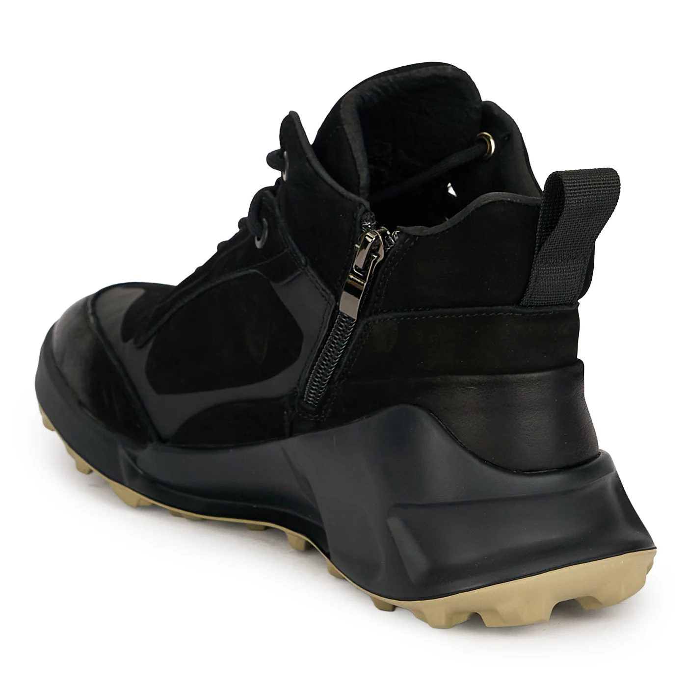 Ghete barbati din piele naturala neagra 7967 - Image 2