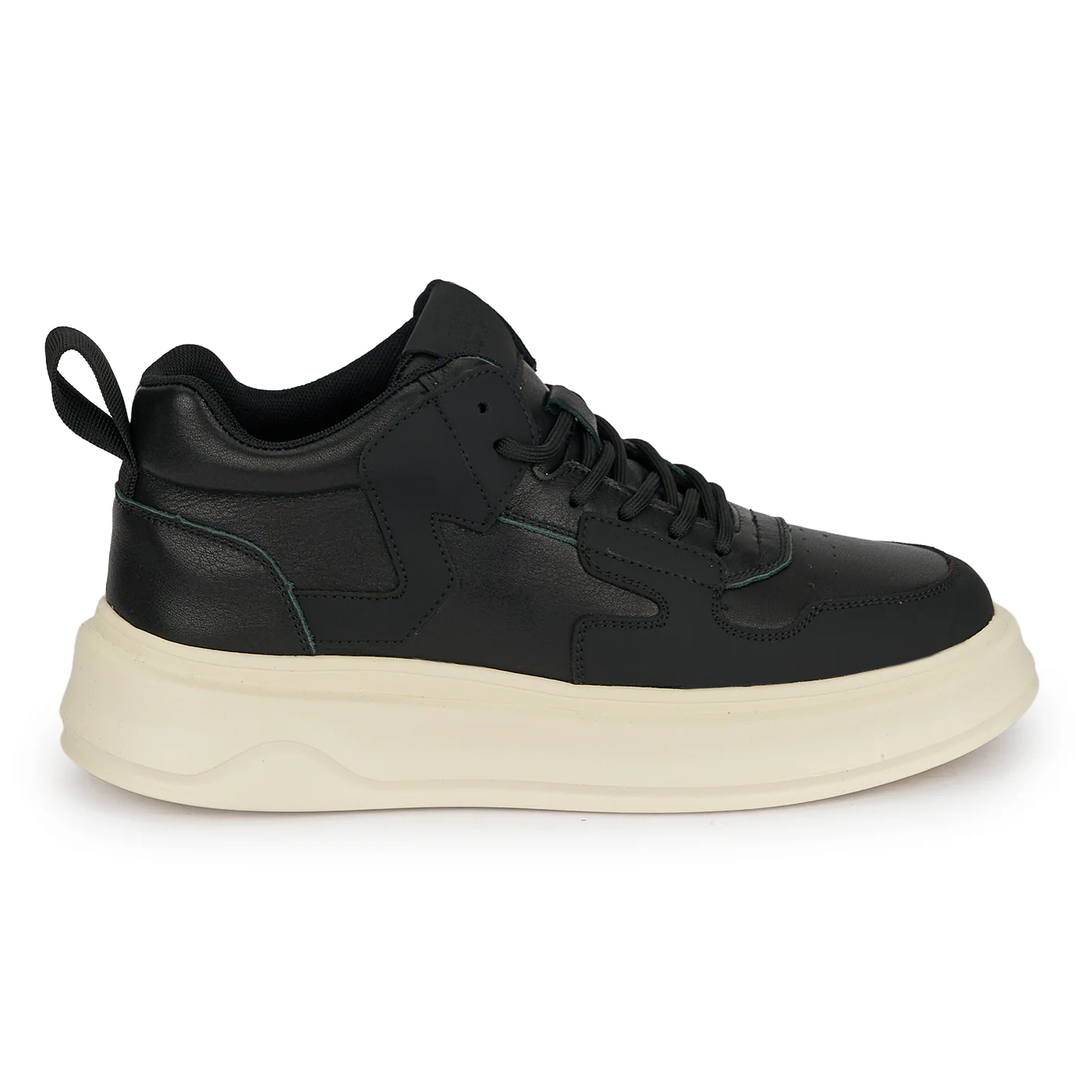 Ghete barbati din piele naturala neagra 7976
