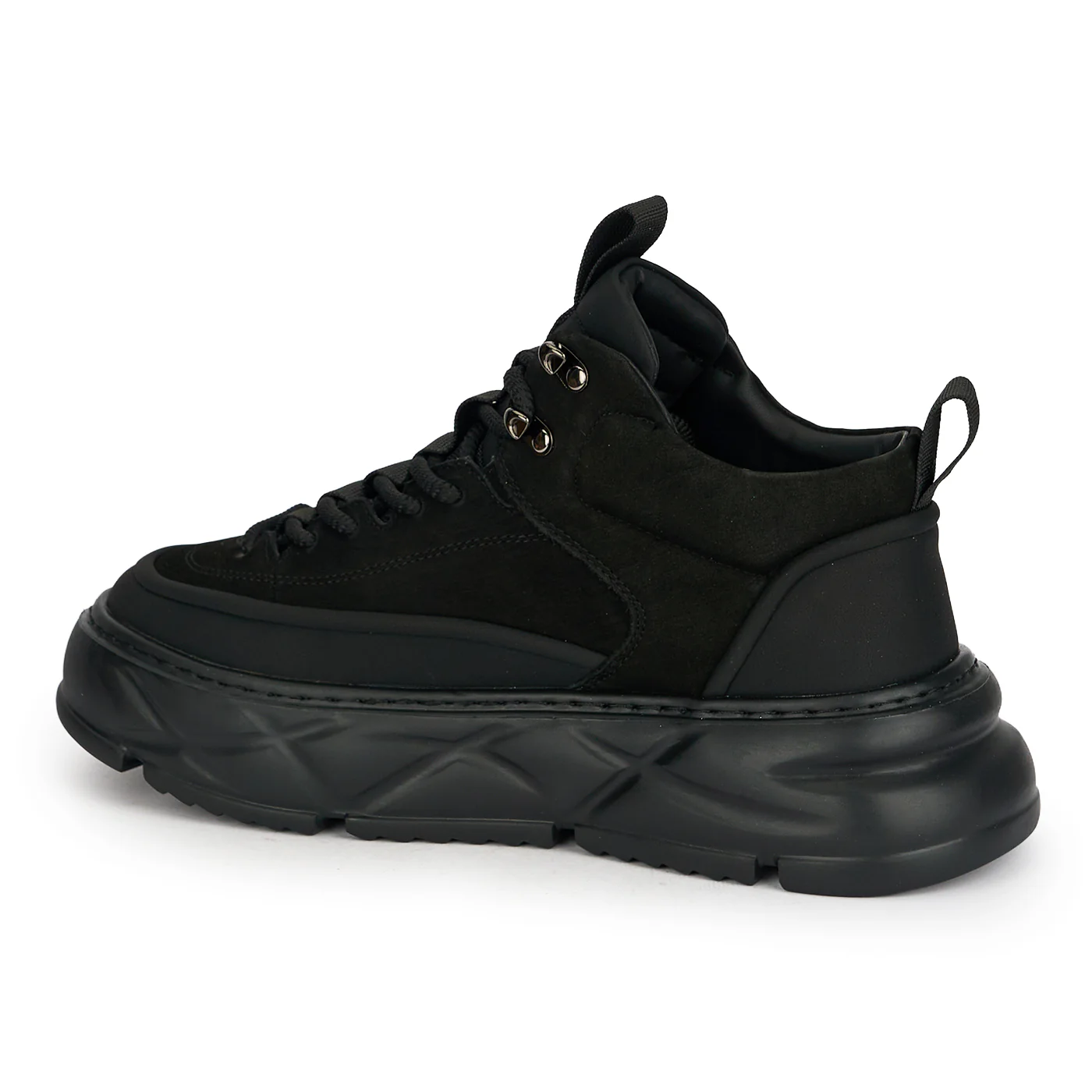 Ghete barbati din piele naturala neagra 7977 - Image 2
