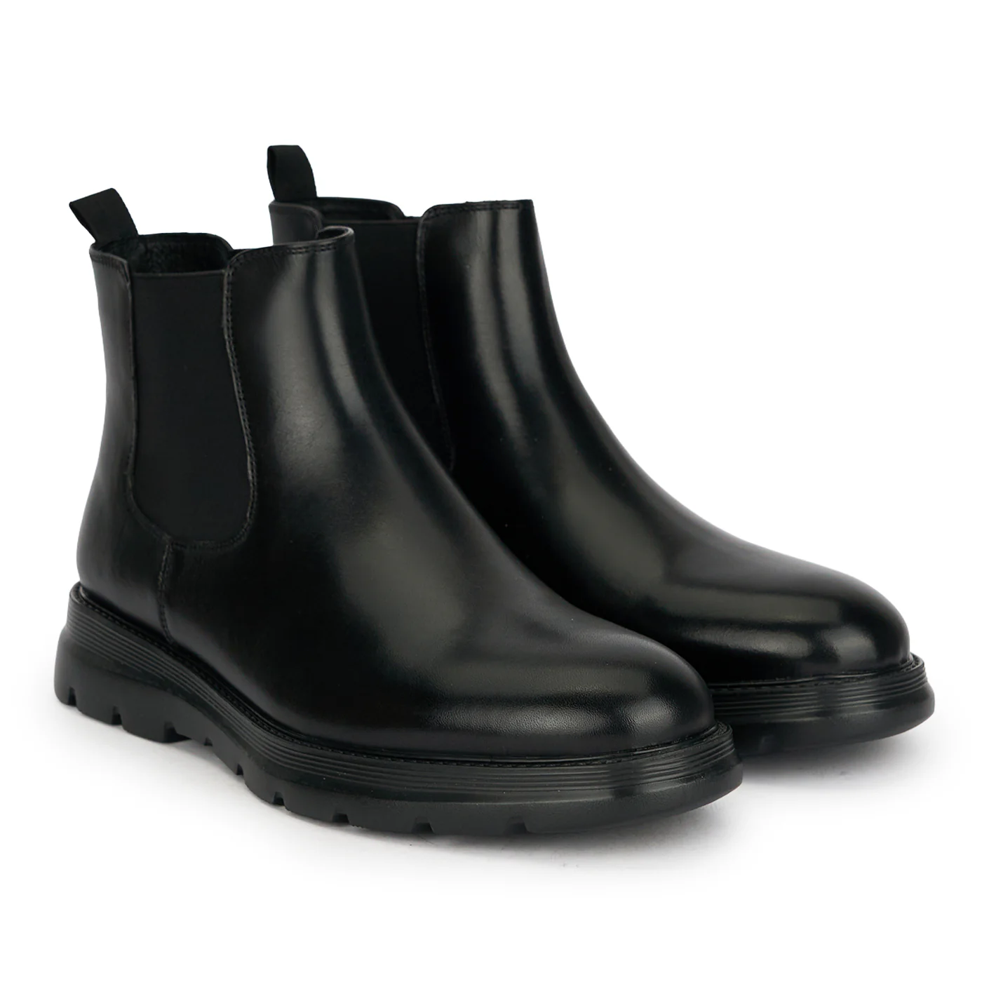 Ghete barbati din piele naturala neagra 7987 - Image 4